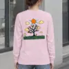 "Orange Sun Tree" Unisex Longsleeve T-shirt