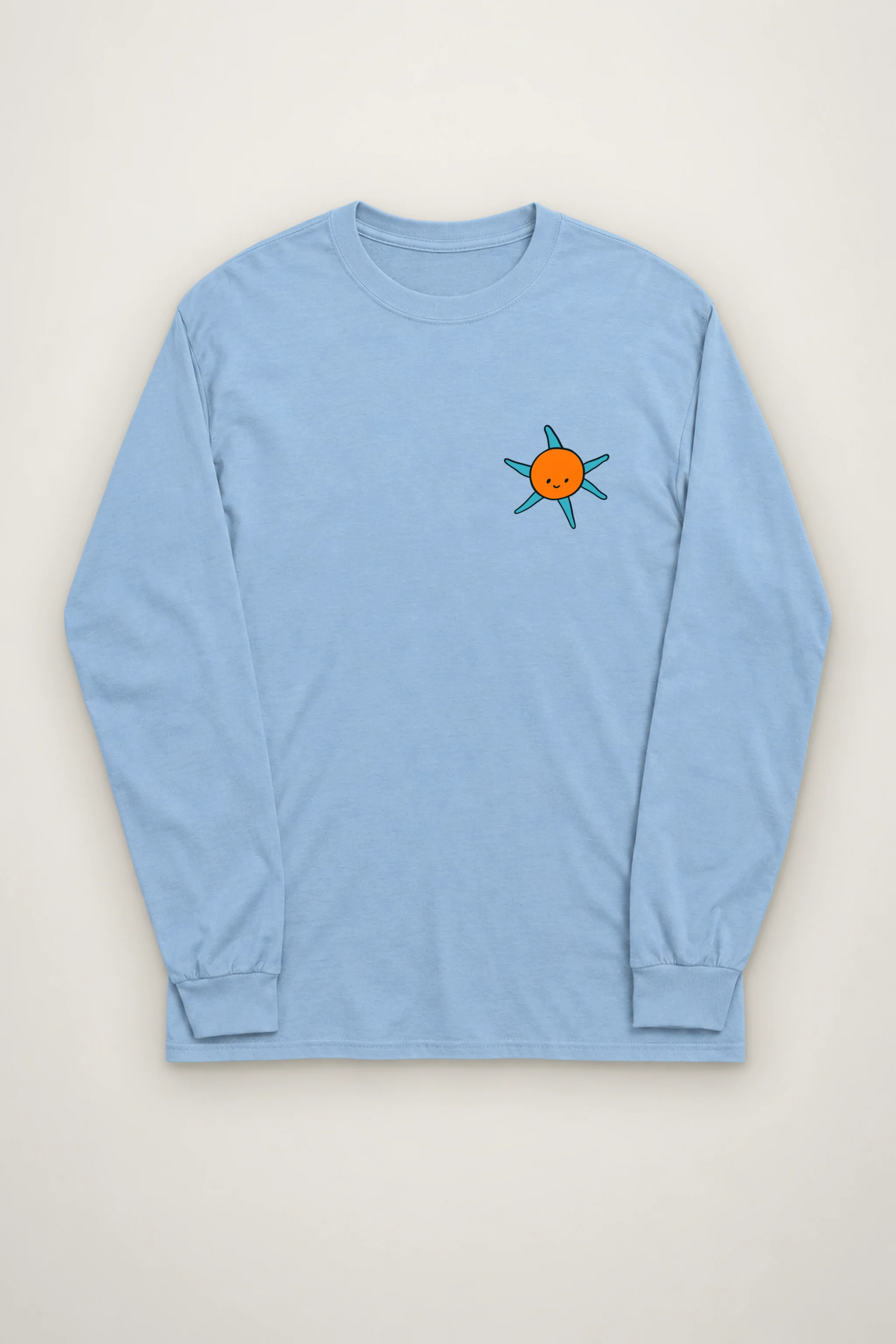 "Orange Sun Tree" Unisex Longsleeve T-shirt