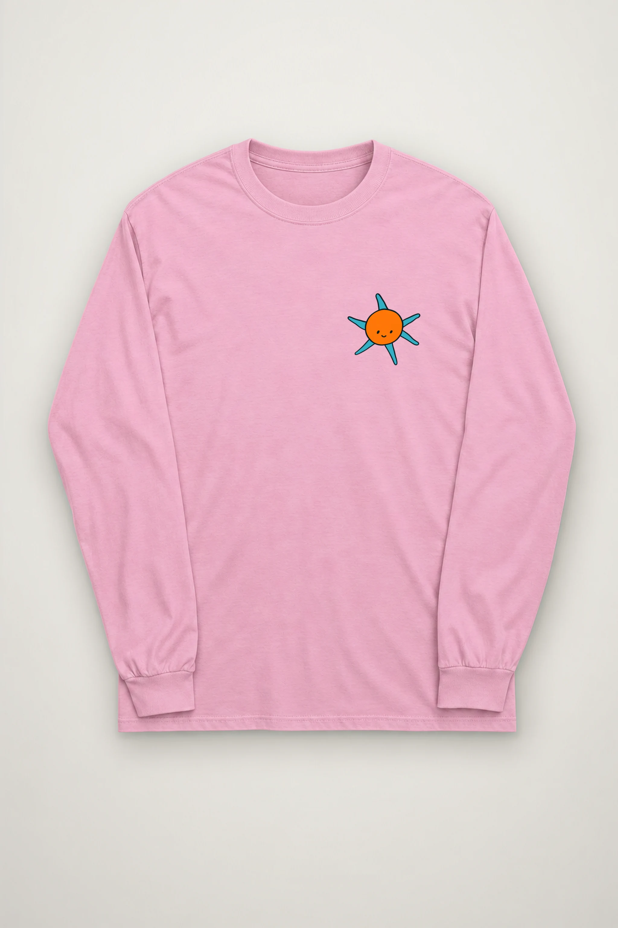 "Orange Sun Tree" Unisex Longsleeve T-shirt