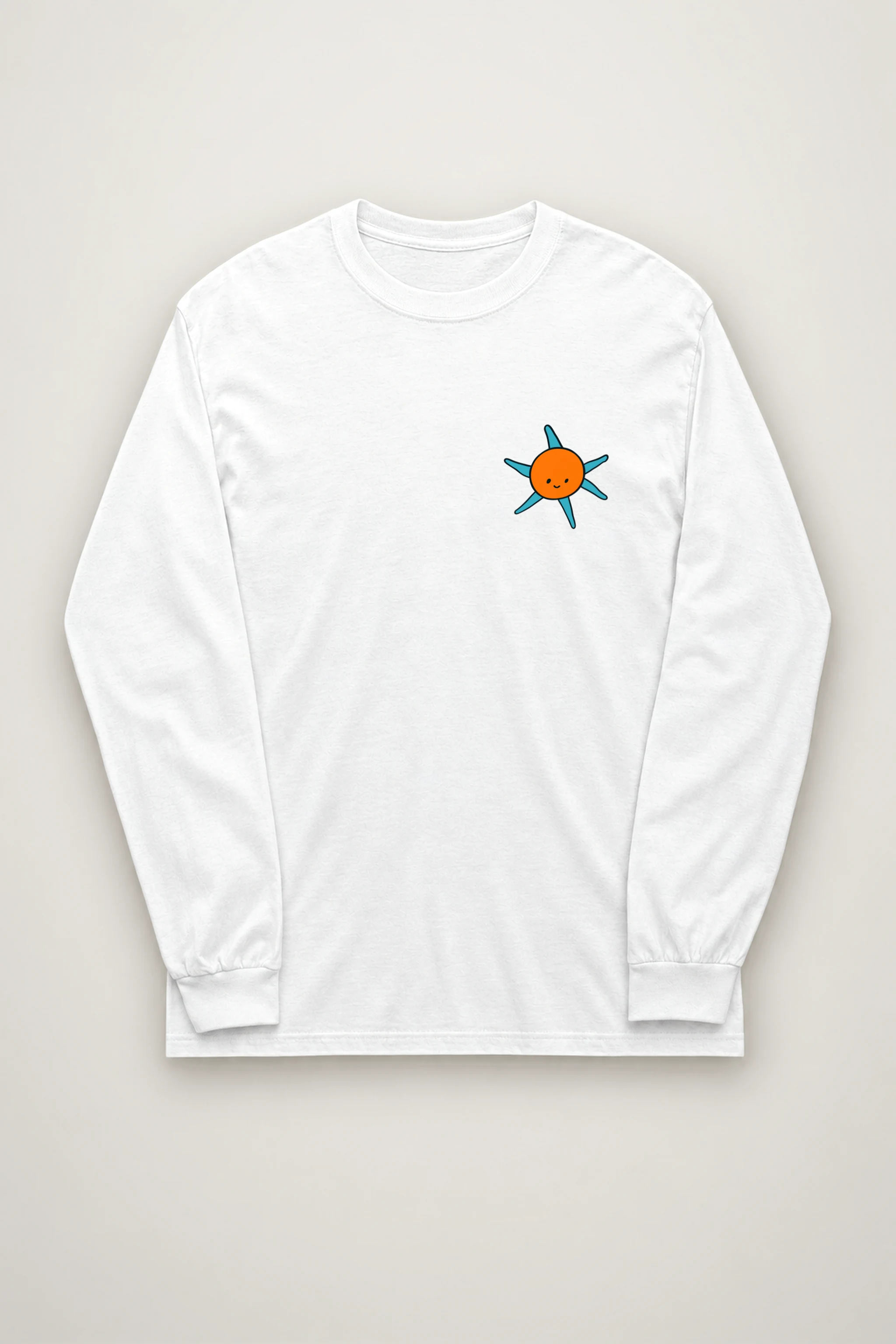 "Orange Sun Tree" Unisex Longsleeve T-shirt