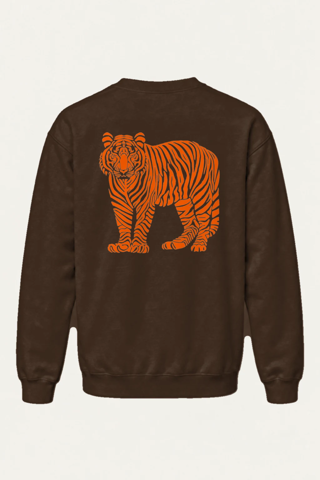 "Orange Tiger Lines" Heavy Blend Unisex Crewneck Sweatshirt | Gildan 18000