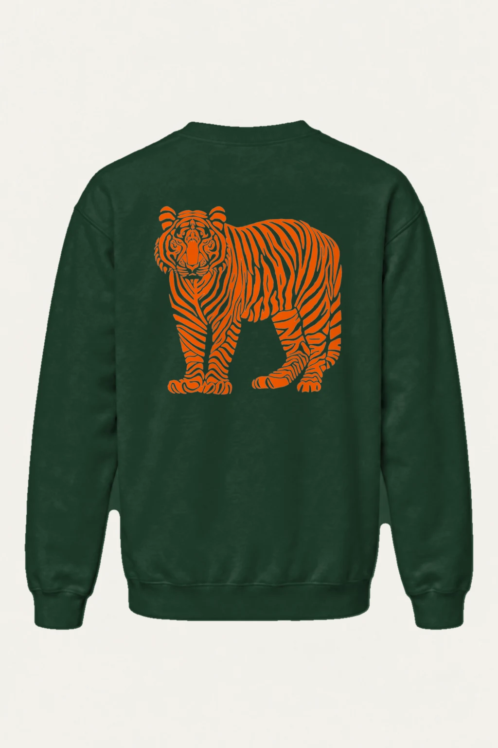 "Orange Tiger Lines" Heavy Blend Unisex Crewneck Sweatshirt | Gildan 18000