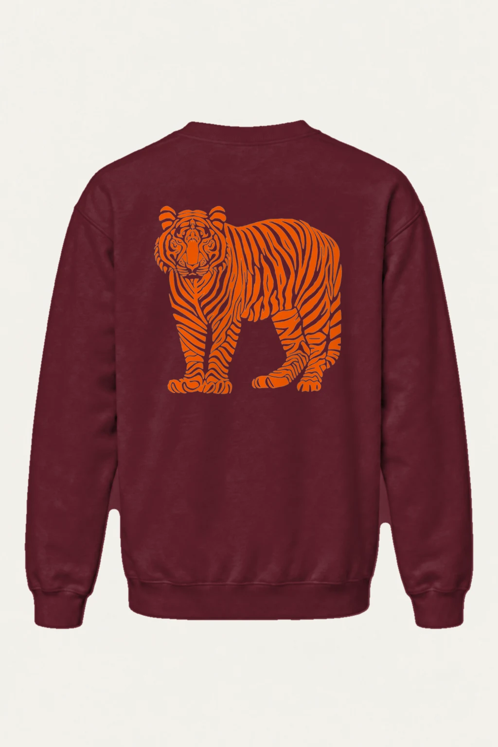 "Orange Tiger Lines" Heavy Blend Unisex Crewneck Sweatshirt | Gildan 18000