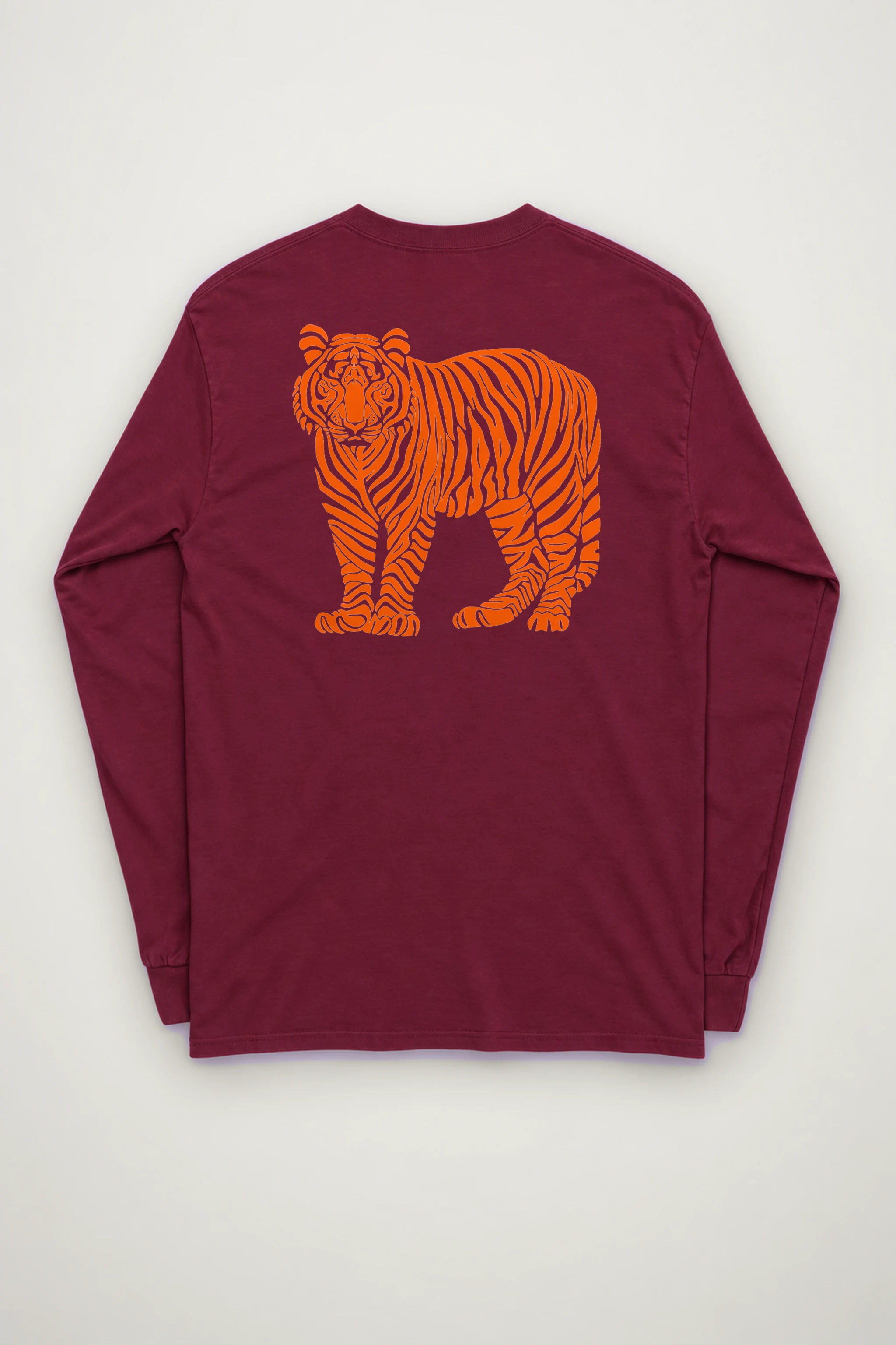 "Orange Tiger" Unisex Longsleeve T-shirt