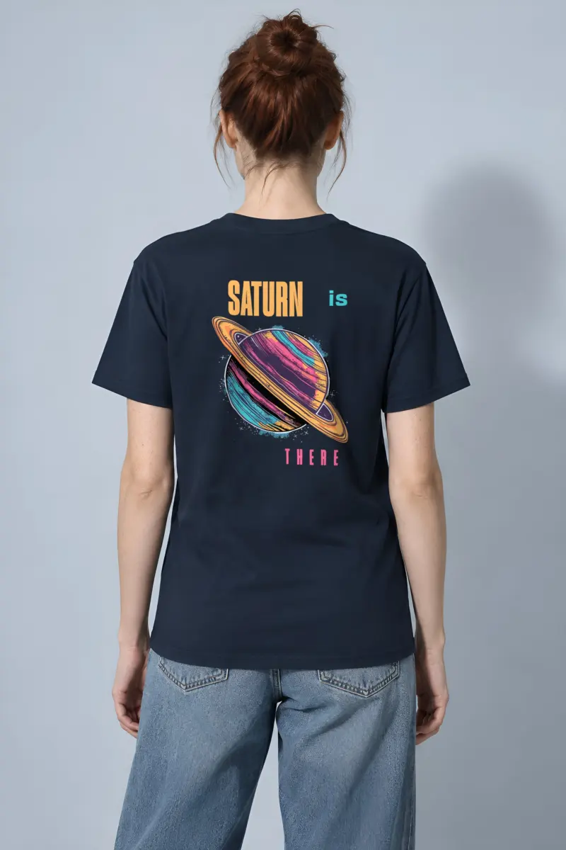 "Orbit After Dark" Heavyweight Unisex Crewneck T-shirt