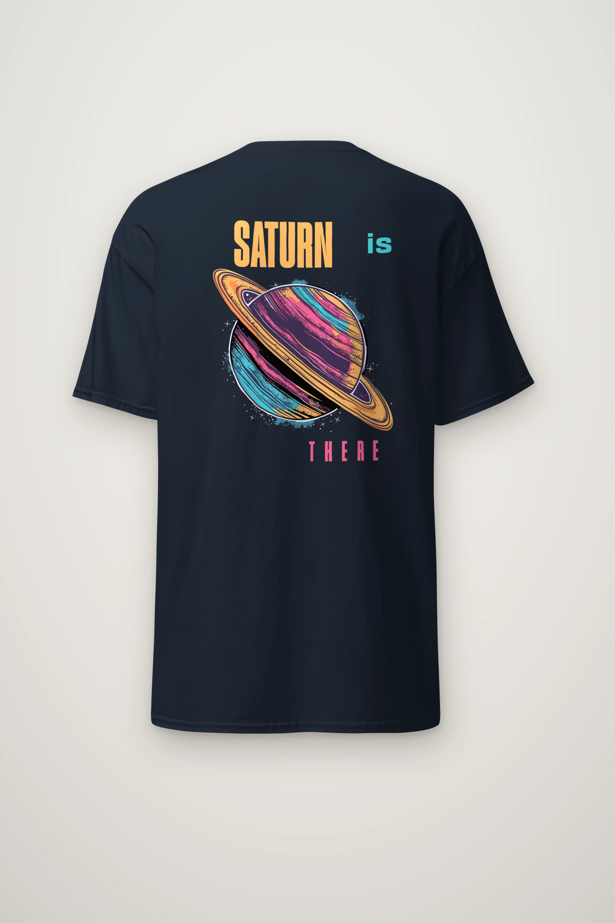 "Orbit After Dark" Heavyweight Unisex Crewneck T-shirt