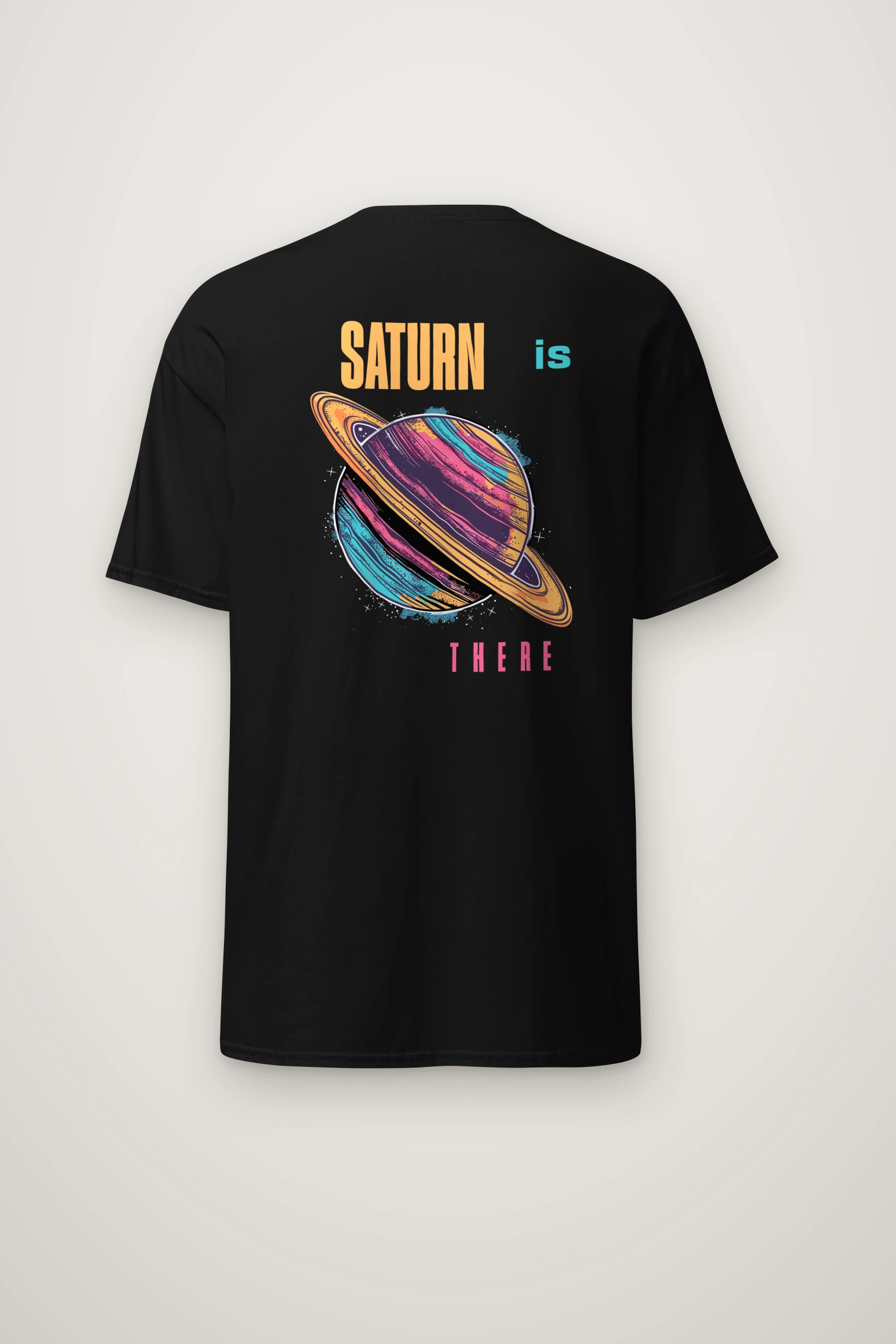 "Orbit After Dark" Heavyweight Unisex Crewneck T-shirt