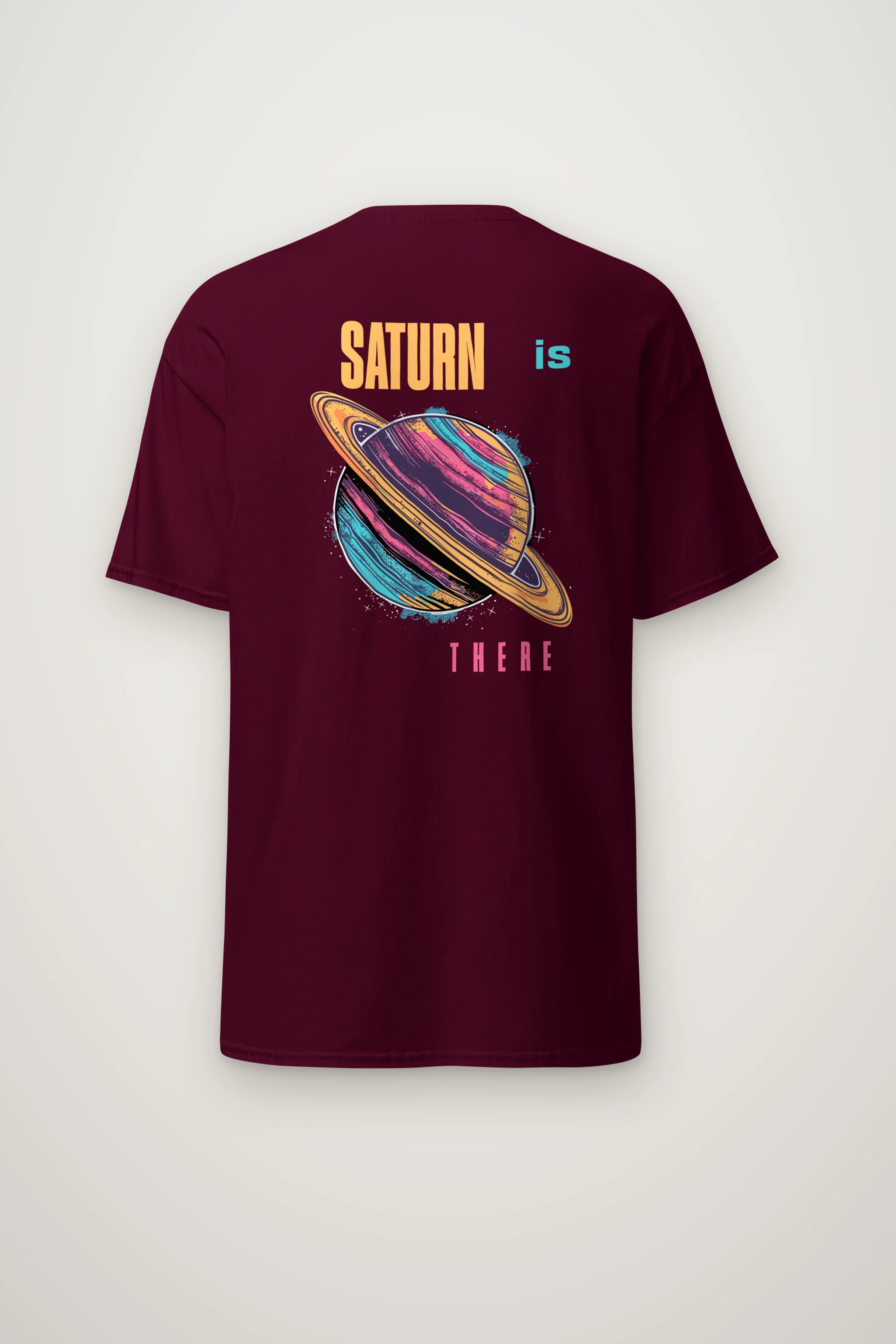 "Orbit After Dark" Heavyweight Unisex Crewneck T-shirt