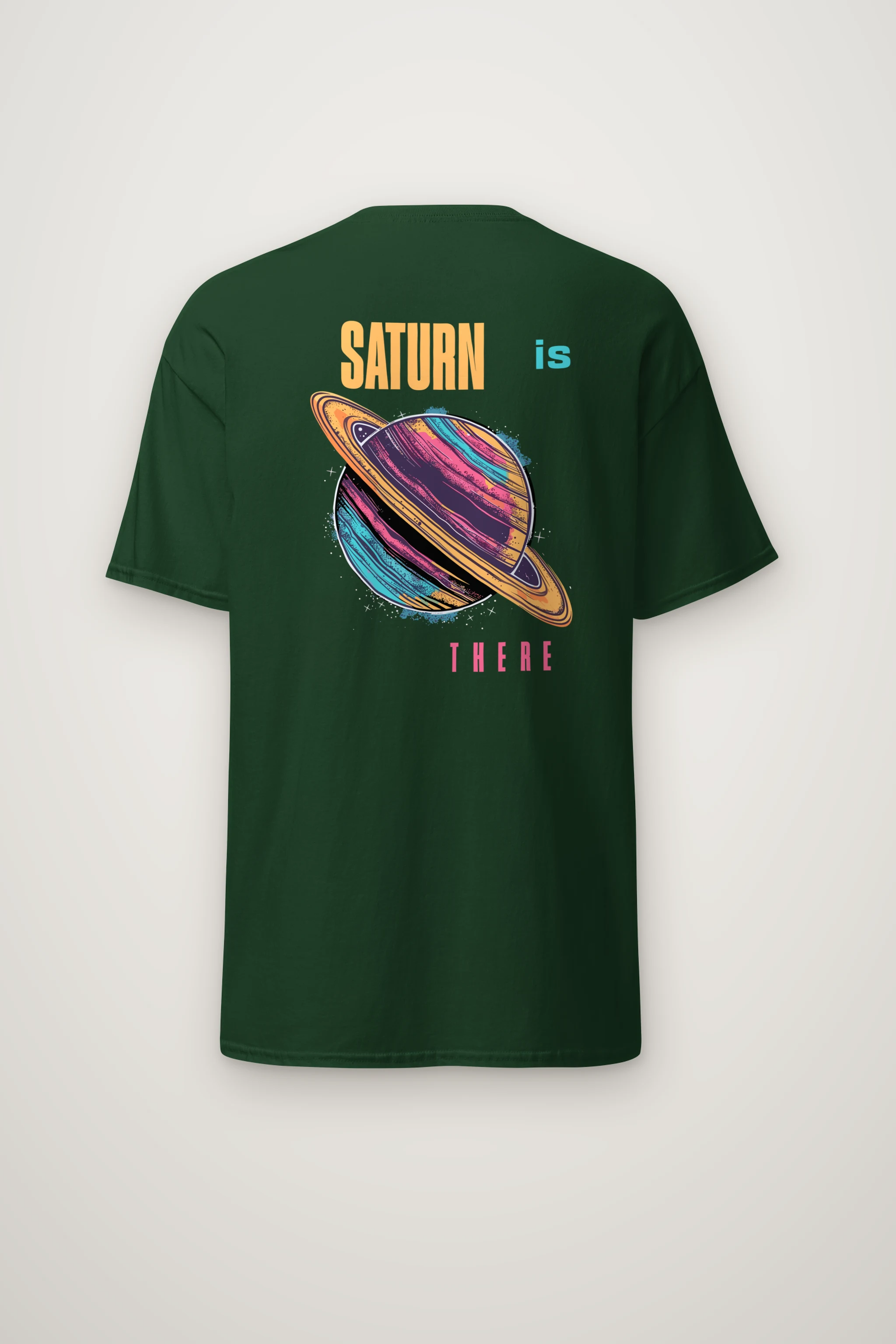 "Orbit After Dark" Heavyweight Unisex Crewneck T-shirt