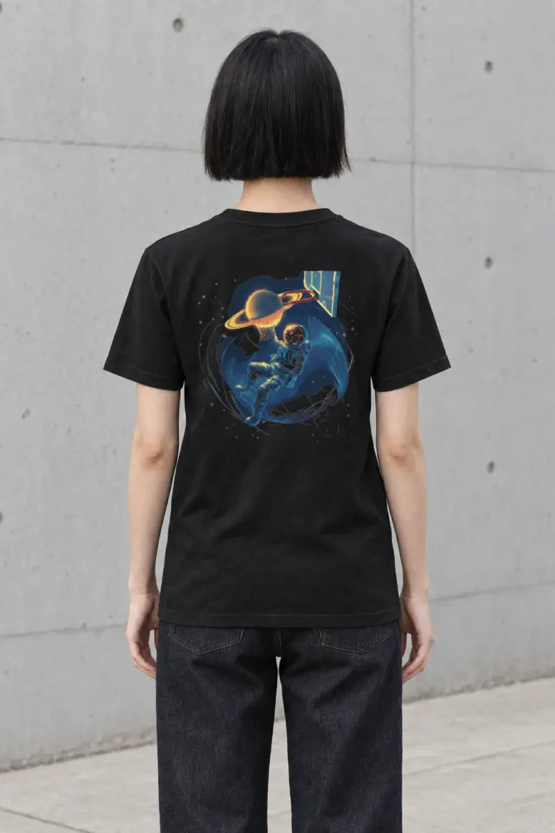 "Orbit Court" Heavyweight Unisex Crewneck T-shirt