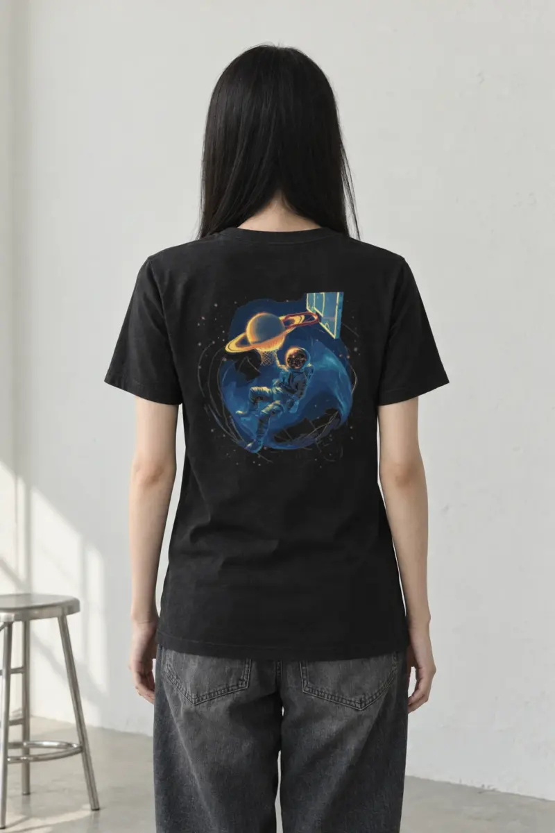 "Orbit Court" Heavyweight Unisex Crewneck T-shirt