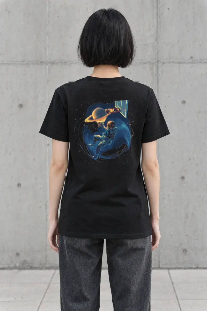 "Orbit Court" Heavyweight Unisex Crewneck T-shirt