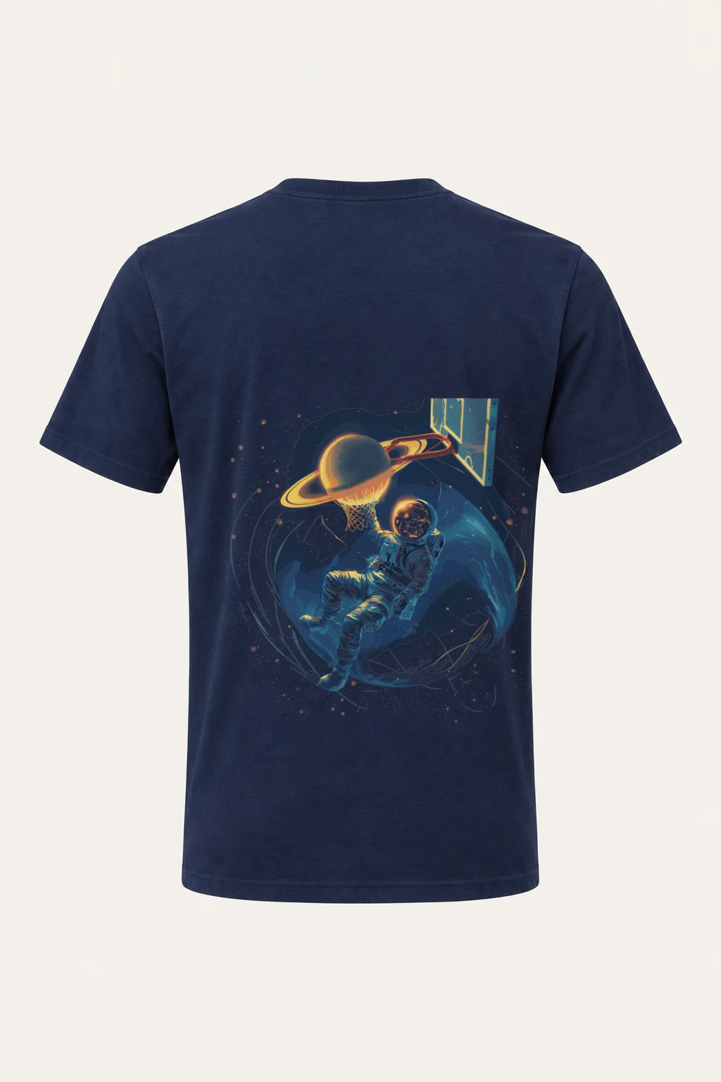 "Orbit Court" Heavyweight Unisex Crewneck T-shirt | Gildan 5000