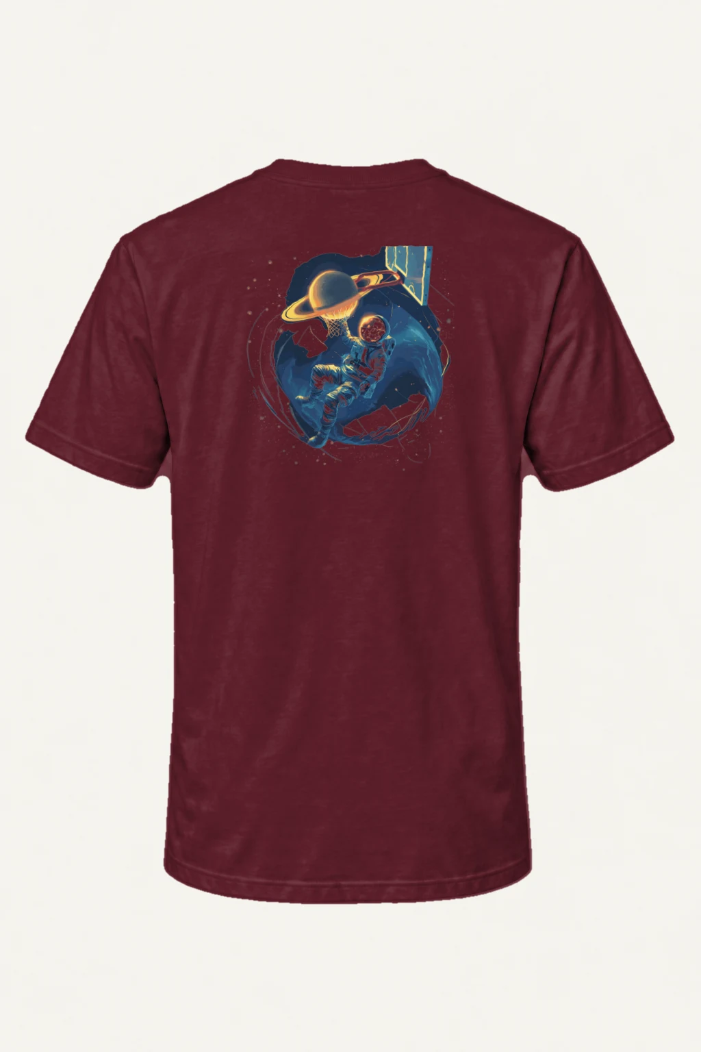 "Orbit Court" Heavyweight Unisex Crewneck T-shirt | Gildan 5000