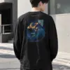 "Orbit Court" Unisex Longsleeve T-shirt | Gildan 2400