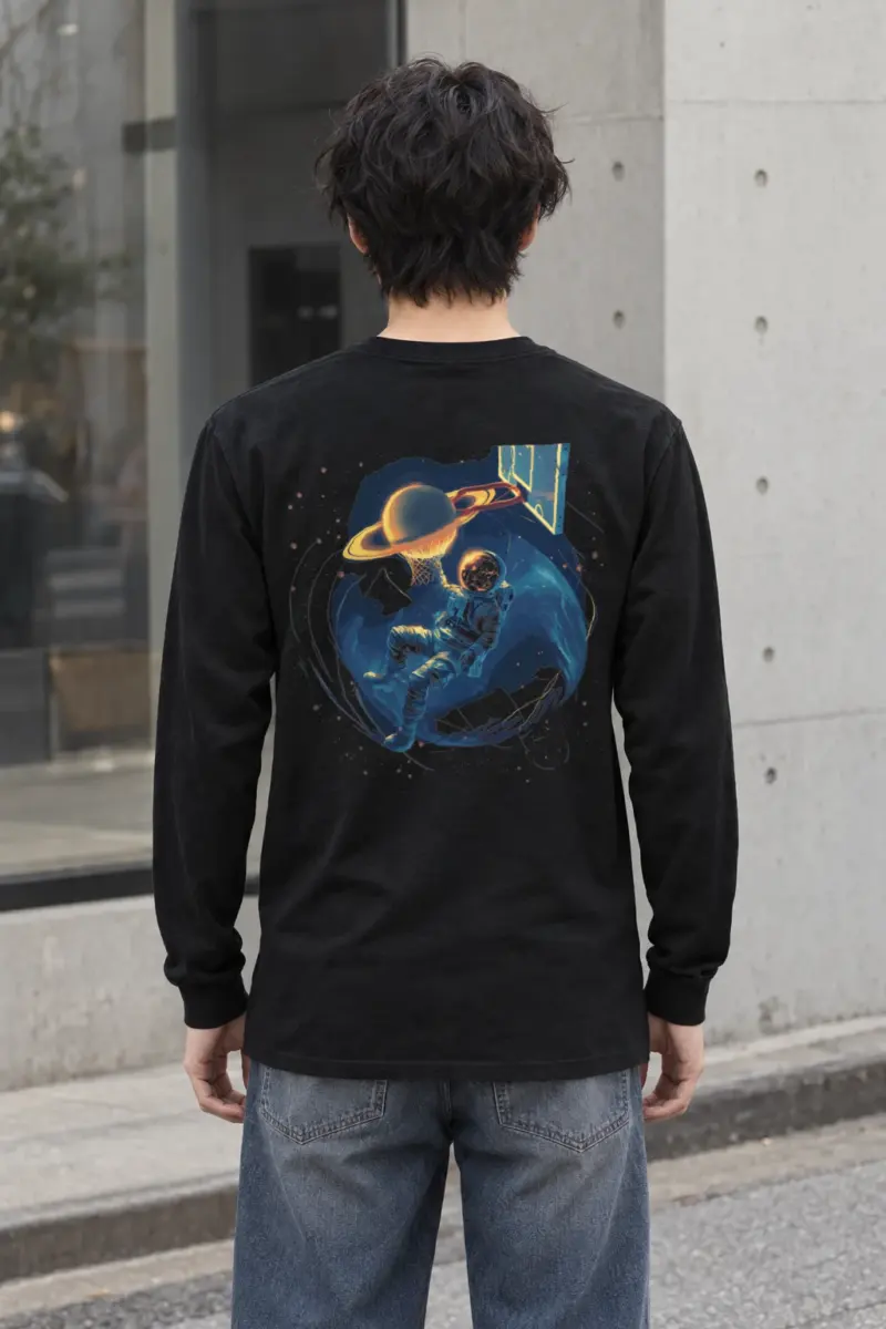 "Orbit Court" Unisex Longsleeve T-shirt