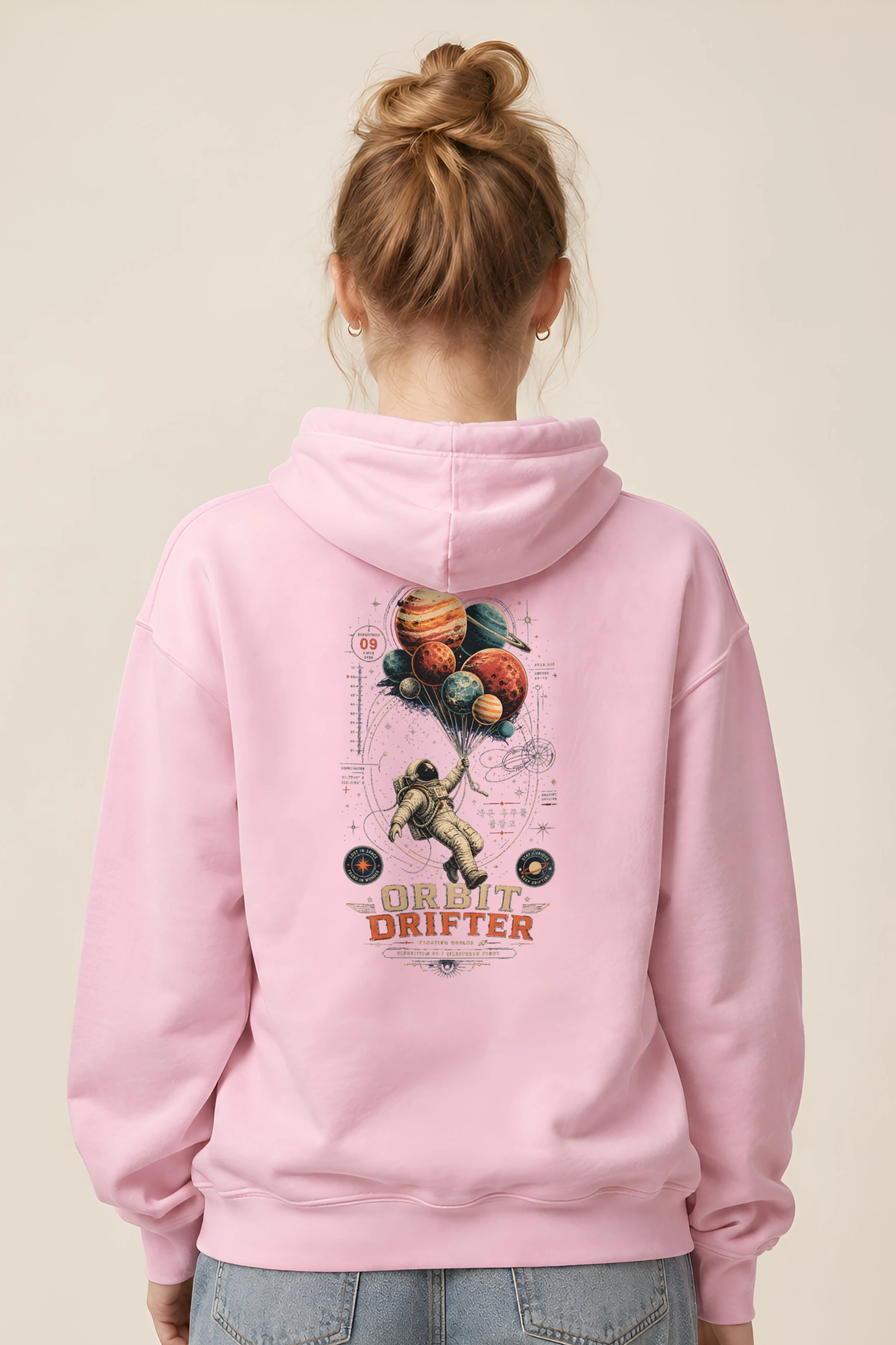 "Orbit Drifter" Unisex Pullover Hoodie