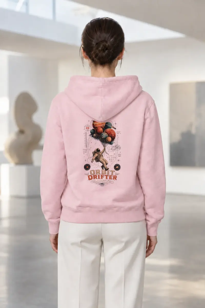 "Orbit Drifter" Heavy Blend Unisex Pullover Hoodie | Gildan 18500