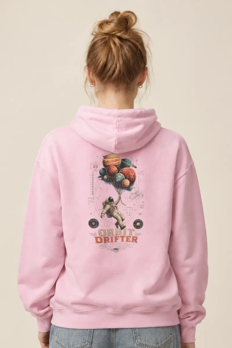 "Orbit Drifter" Heavy Blend Unisex Pullover Hoodie