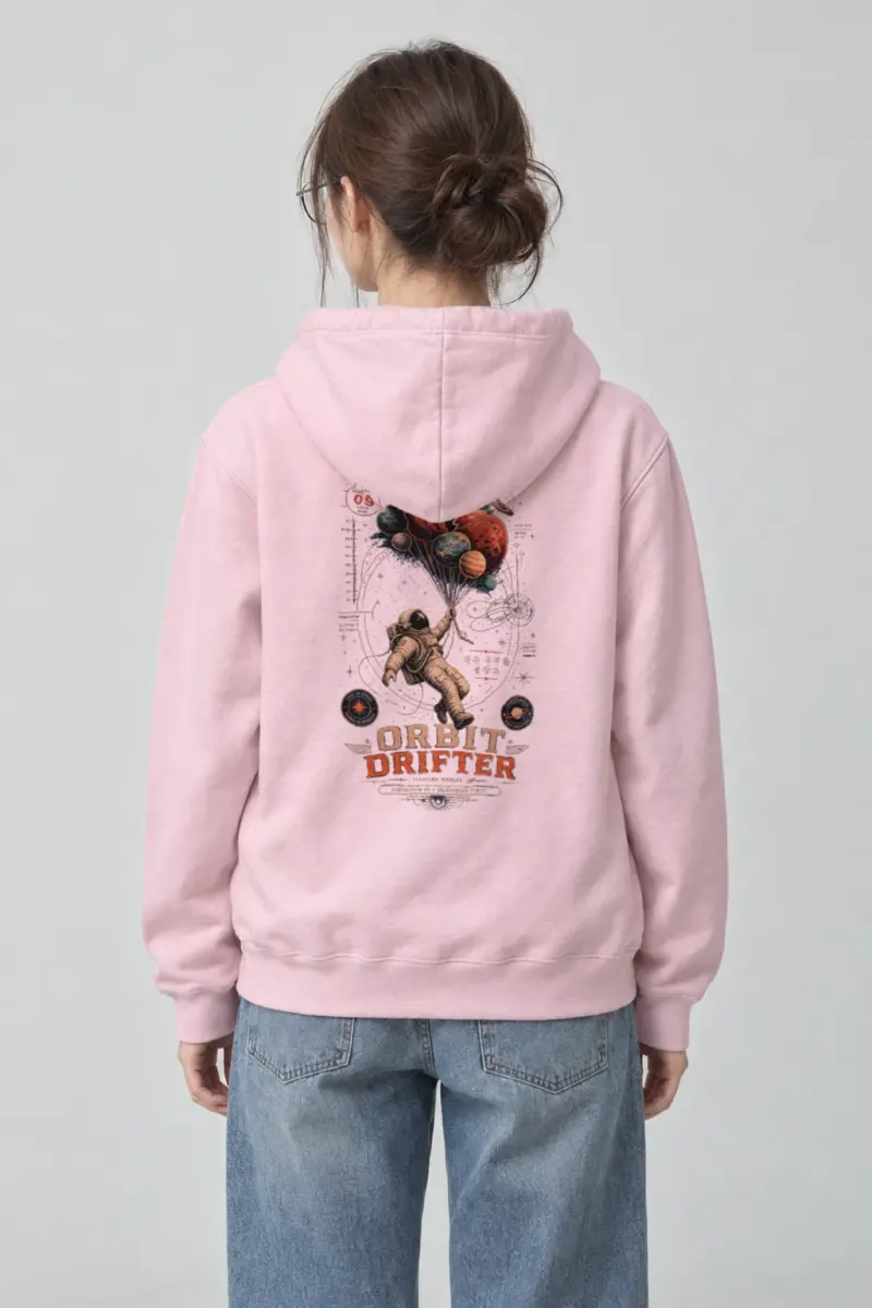 "Orbit Drifter" Heavy Blend Unisex Pullover Hoodie