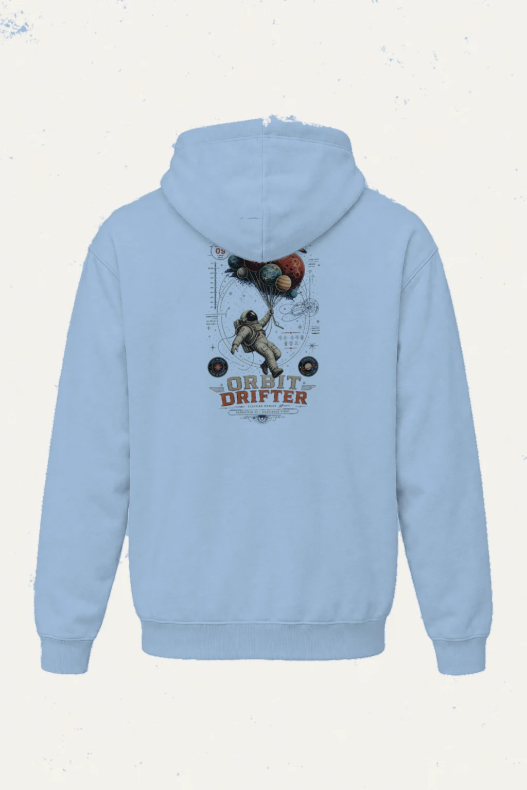 "Orbit Drifter" Heavy Blend Unisex Pullover Hoodie | Gildan 18500