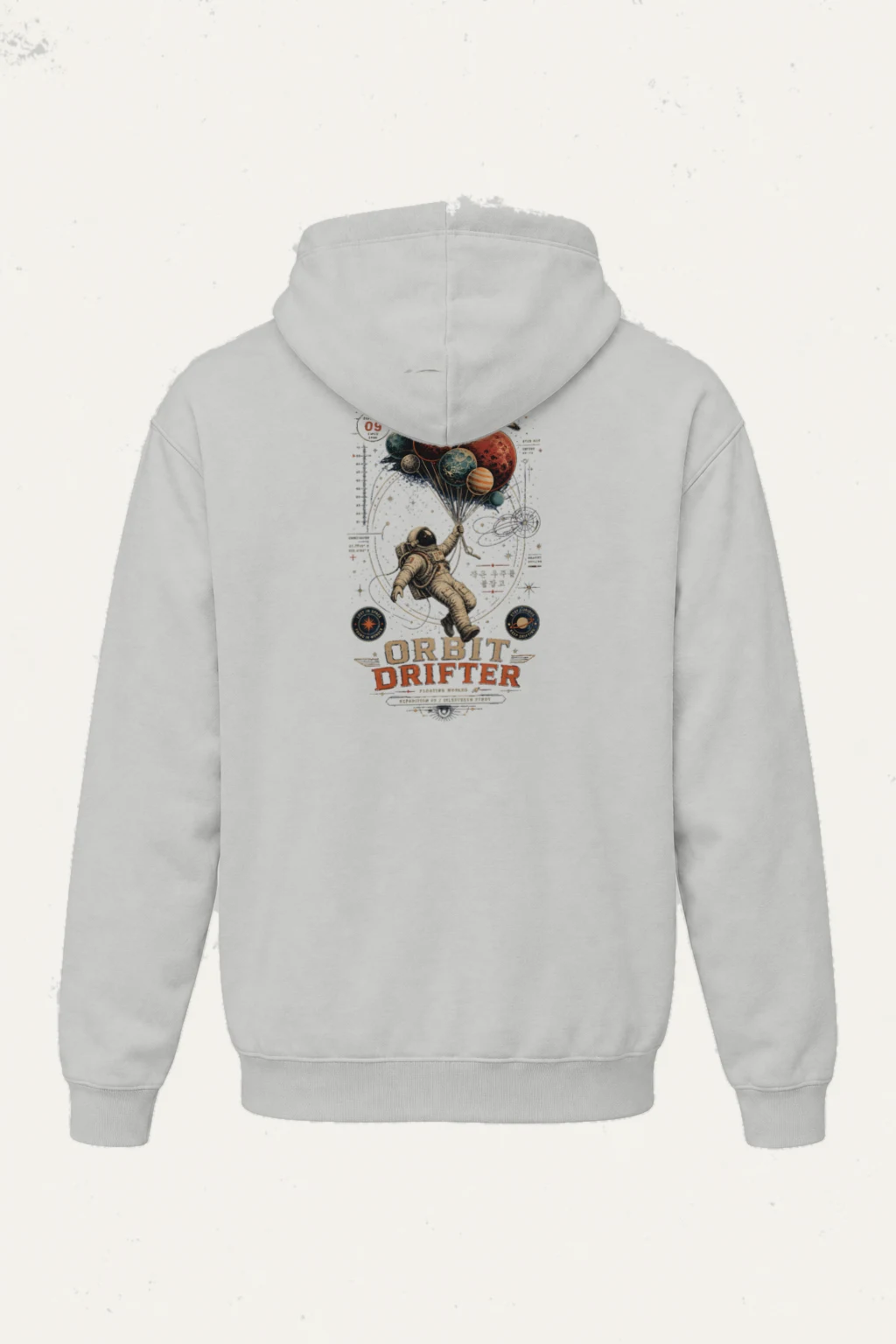 "Orbit Drifter" Heavy Blend Unisex Pullover Hoodie | Gildan 18500