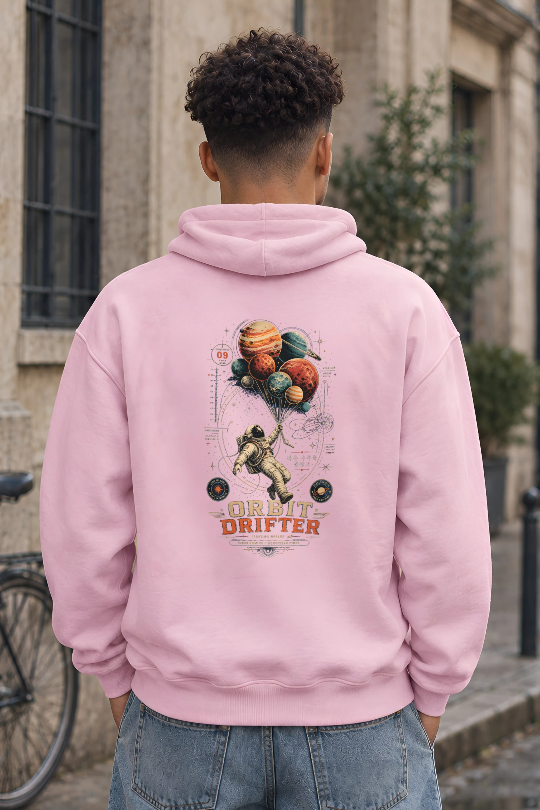 "Orbit Drifter" Unisex Pullover Hoodie