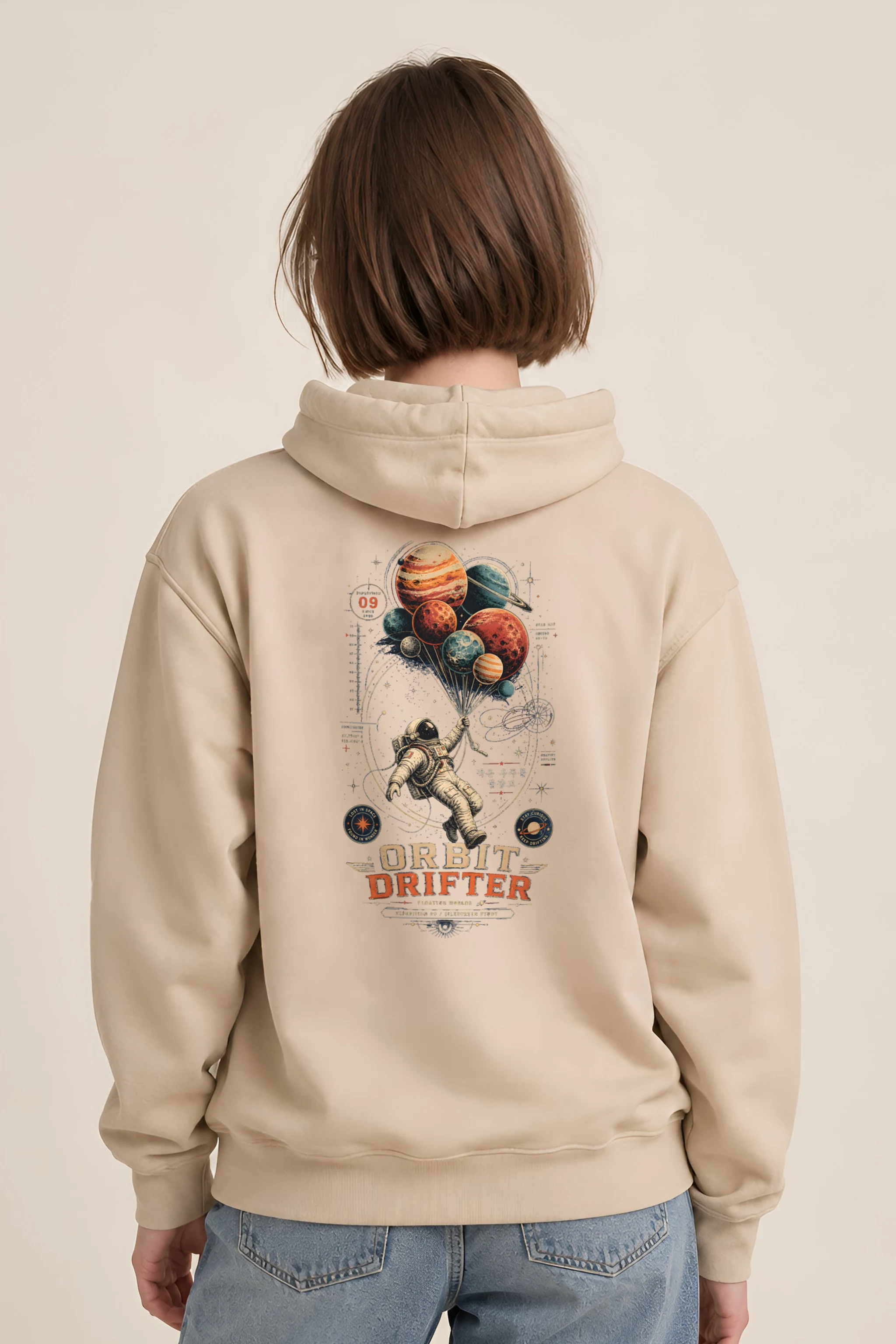 "Orbit Drifter" Unisex Pullover Hoodie