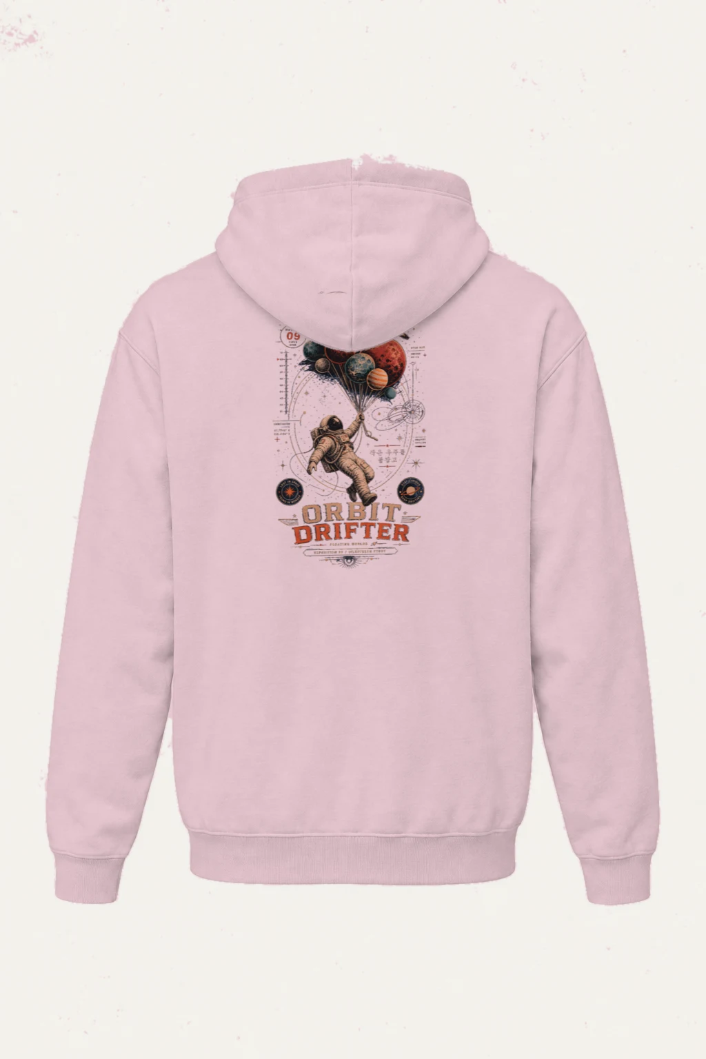 "Orbit Drifter" Heavy Blend Unisex Pullover Hoodie | Gildan 18500