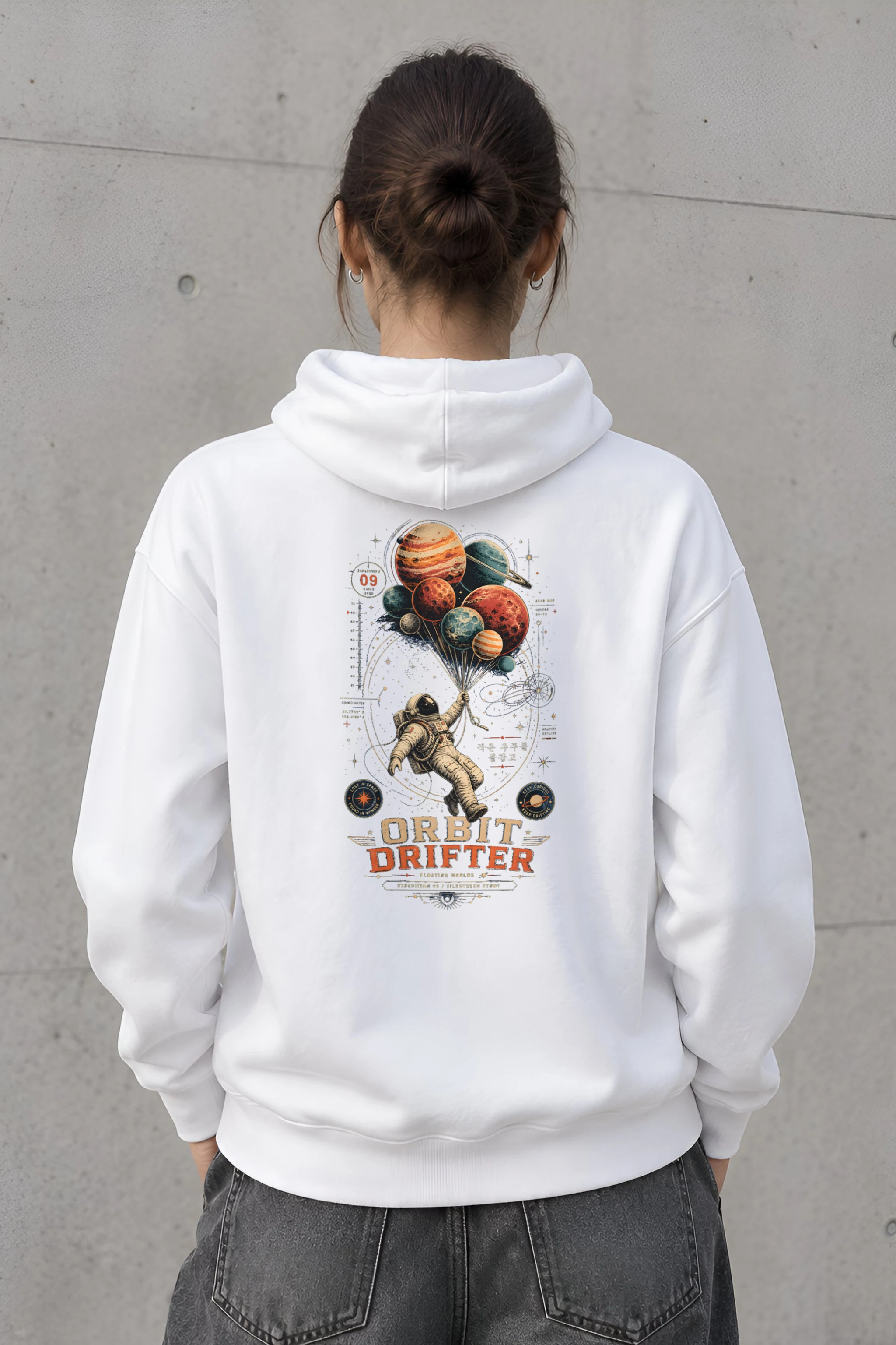 "Orbit Drifter" Unisex Pullover Hoodie