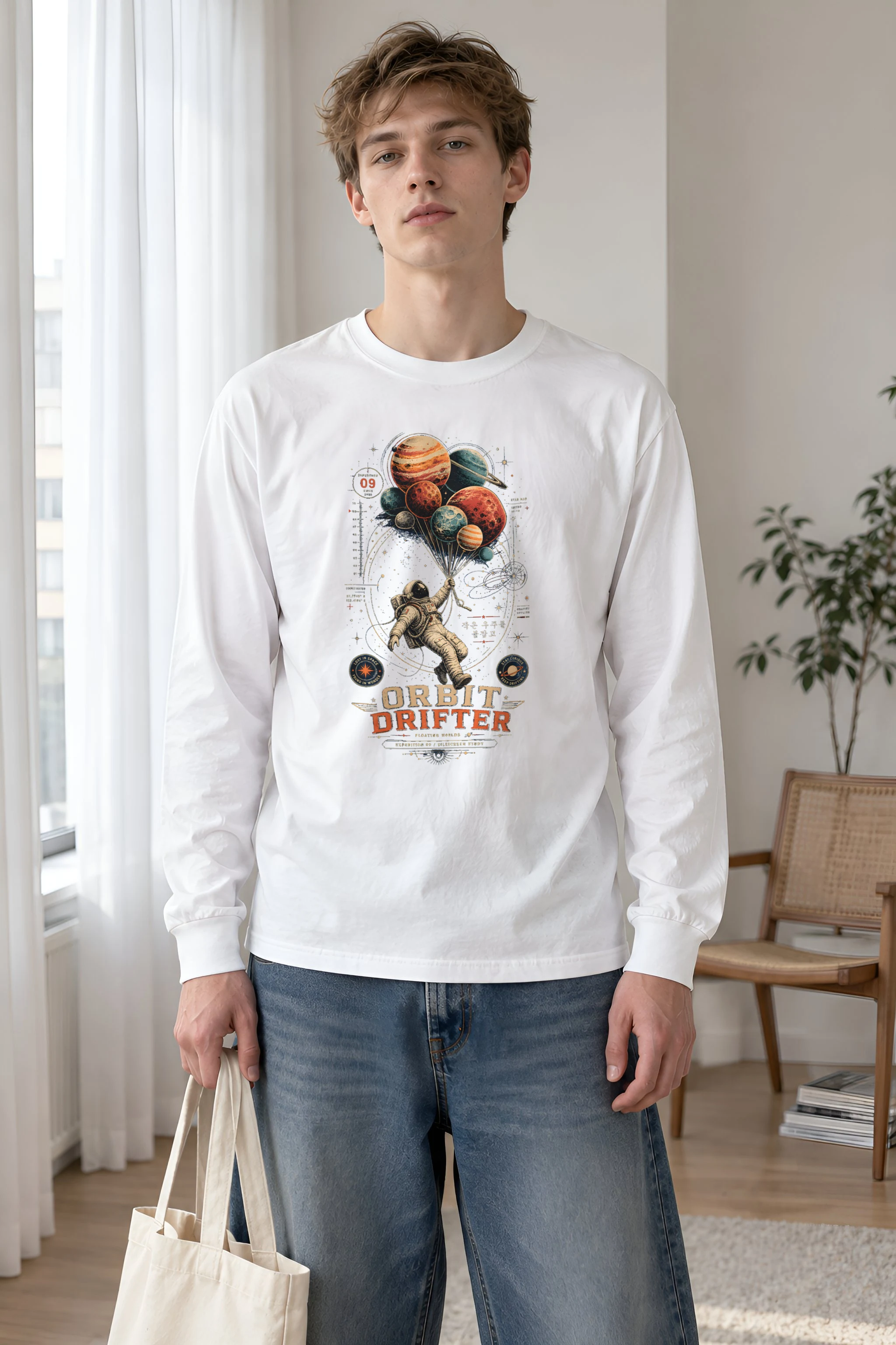 "Orbit Drifter" Unisex Longsleeve T-shirt