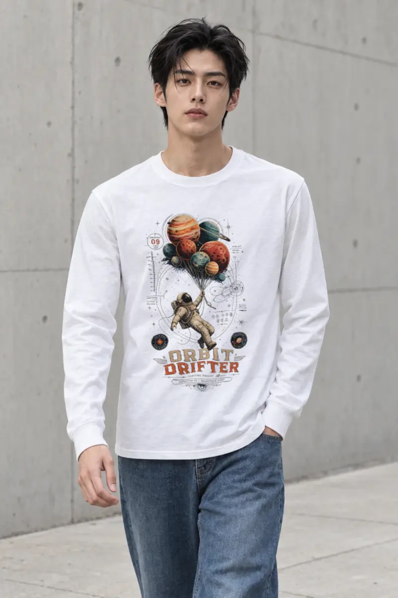 "Orbit Drifter" Unisex Longsleeve T-shirt