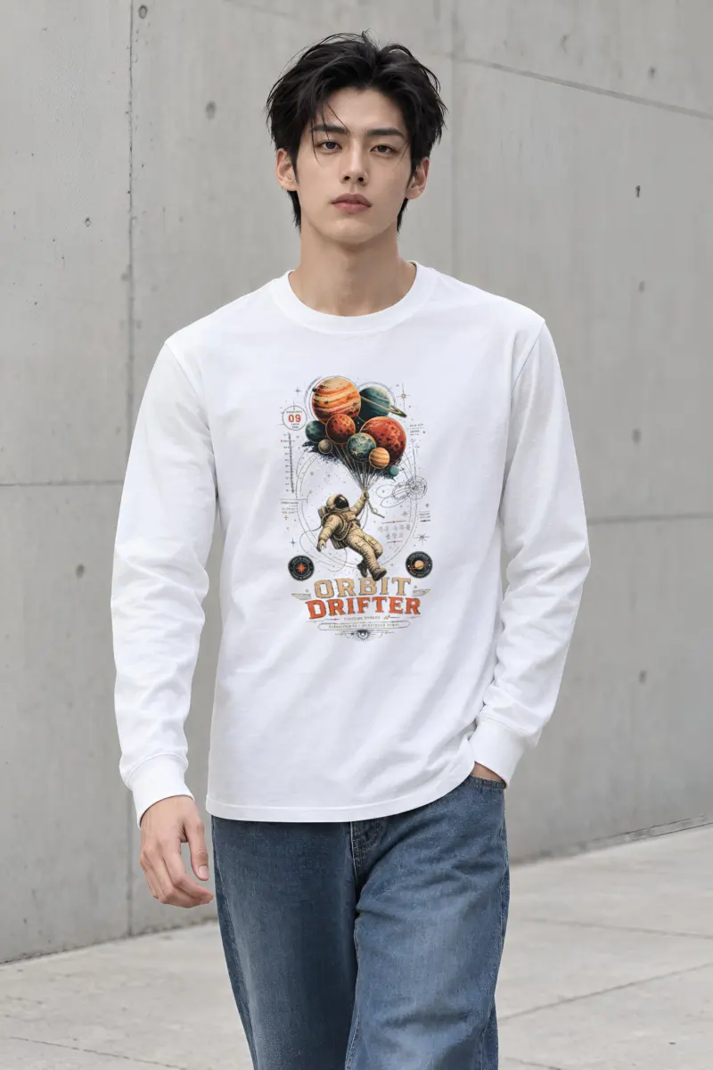"Orbit Drifter" Unisex Longsleeve T-shirt