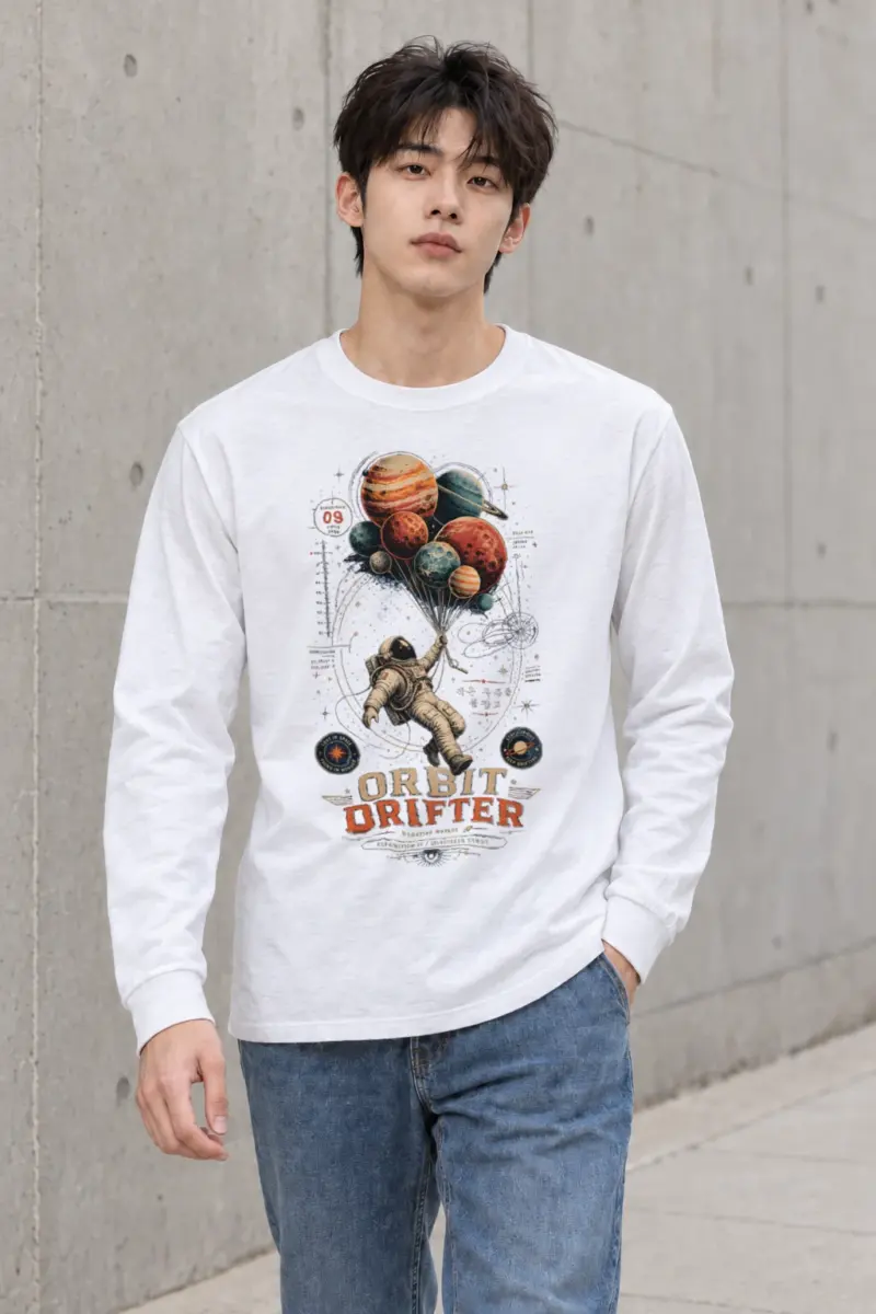 "Orbit Drifter" Unisex Longsleeve T-shirt