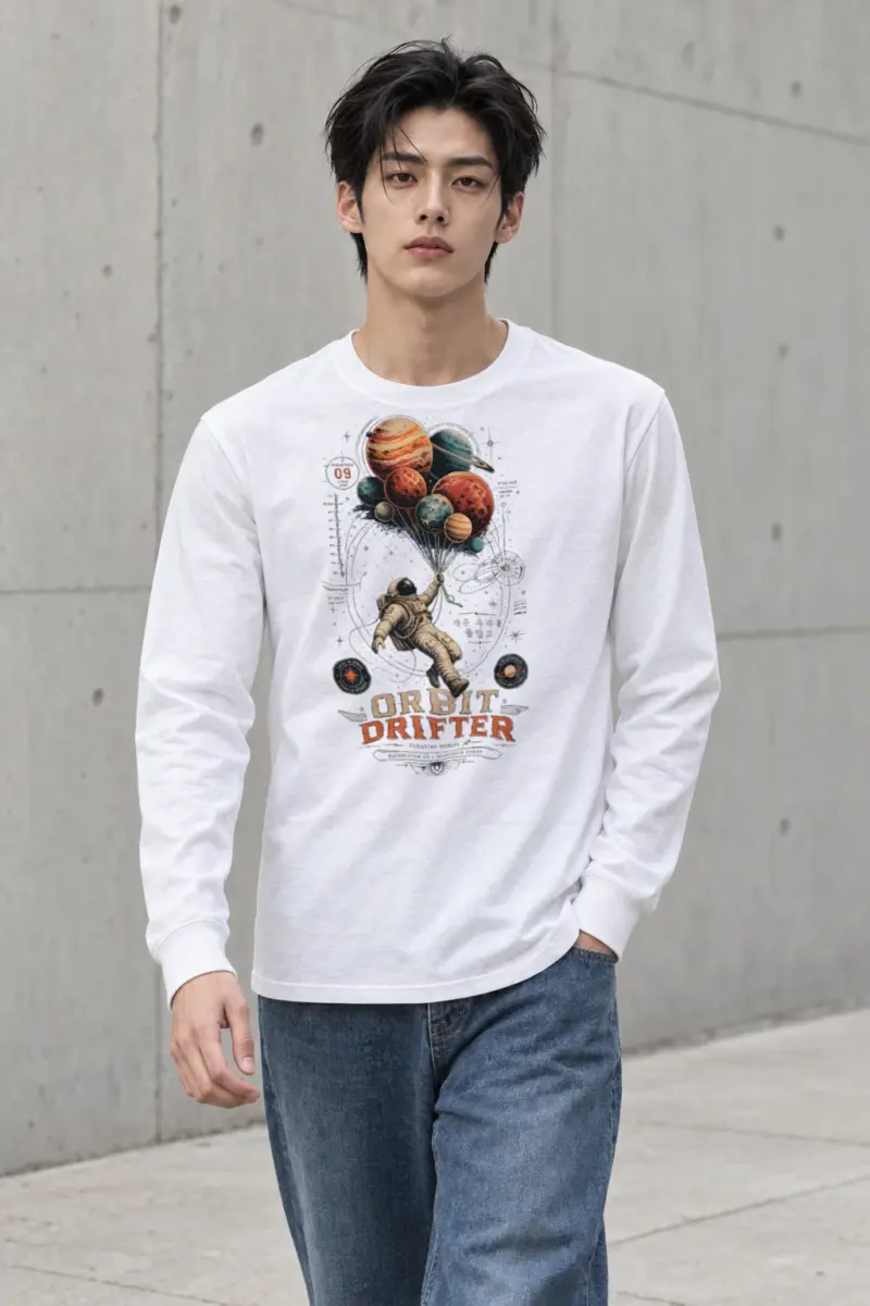"Orbit Drifter" Unisex Longsleeve T-shirt