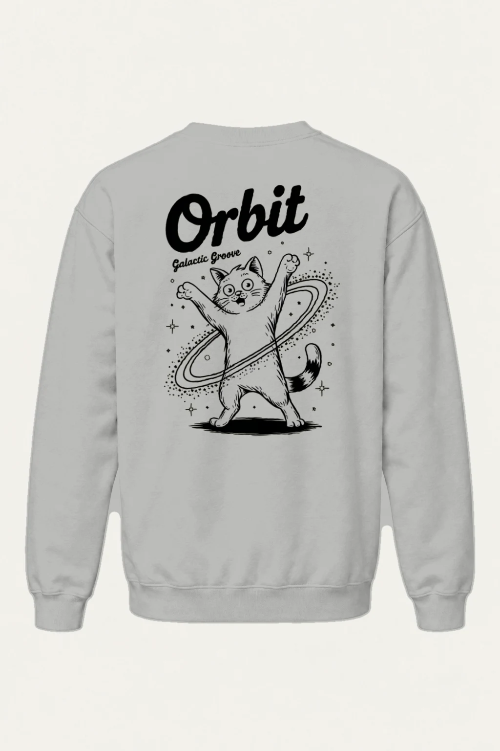 "Orbit Galactic Groove" Heavy Blend Unisex Crewneck Sweatshirt | Gildan 18000
