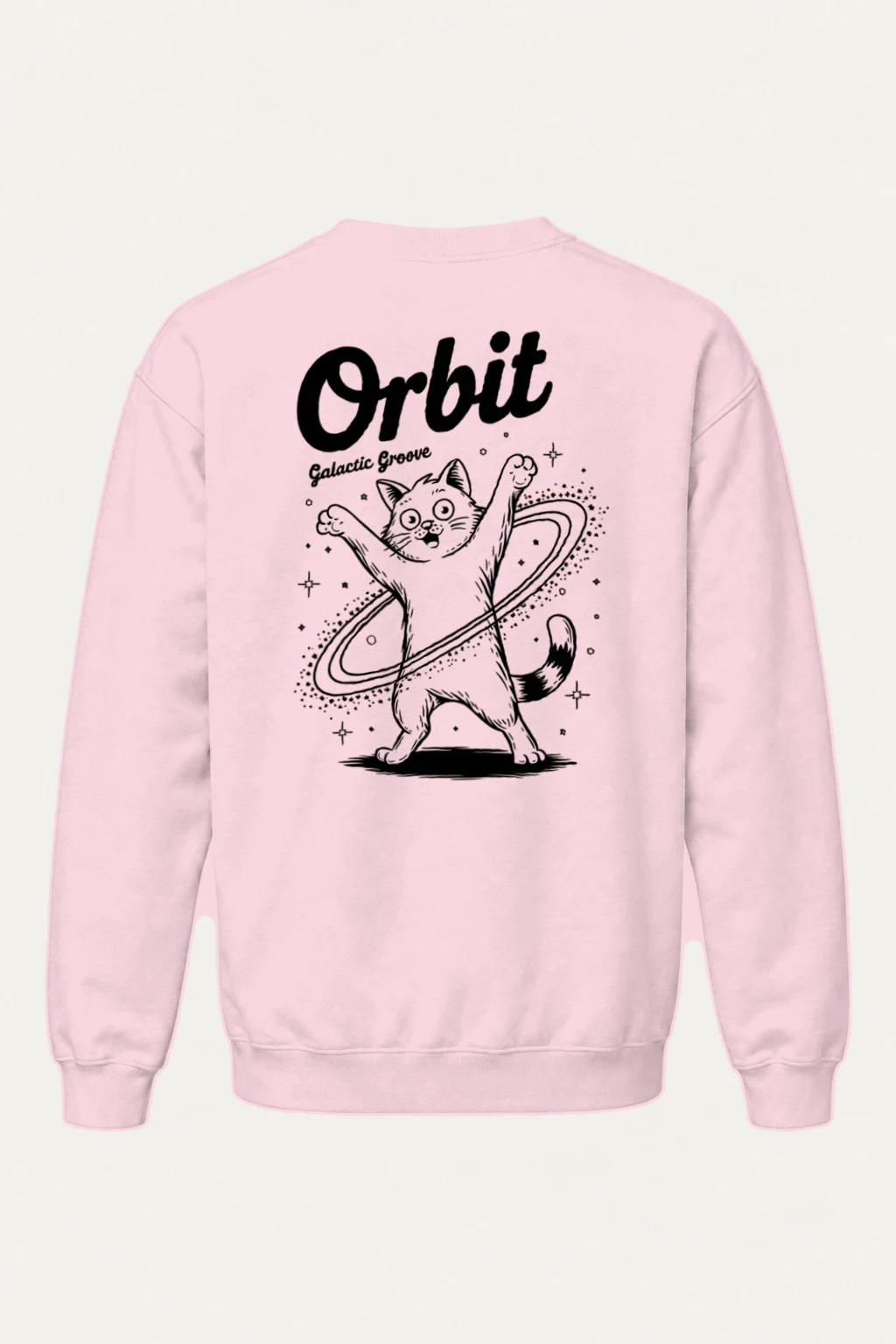 "Orbit Galactic Groove" Heavy Blend Unisex Crewneck Sweatshirt | Gildan 18000