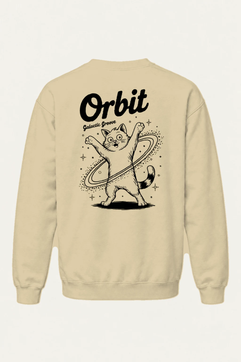 "Orbit Galactic Groove" Heavy Blend Unisex Crewneck Sweatshirt | Gildan 18000