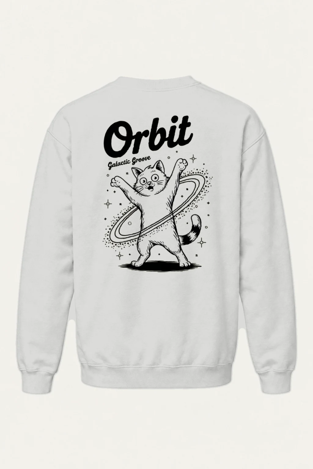 "Orbit Galactic Groove" Heavy Blend Unisex Crewneck Sweatshirt | Gildan 18000