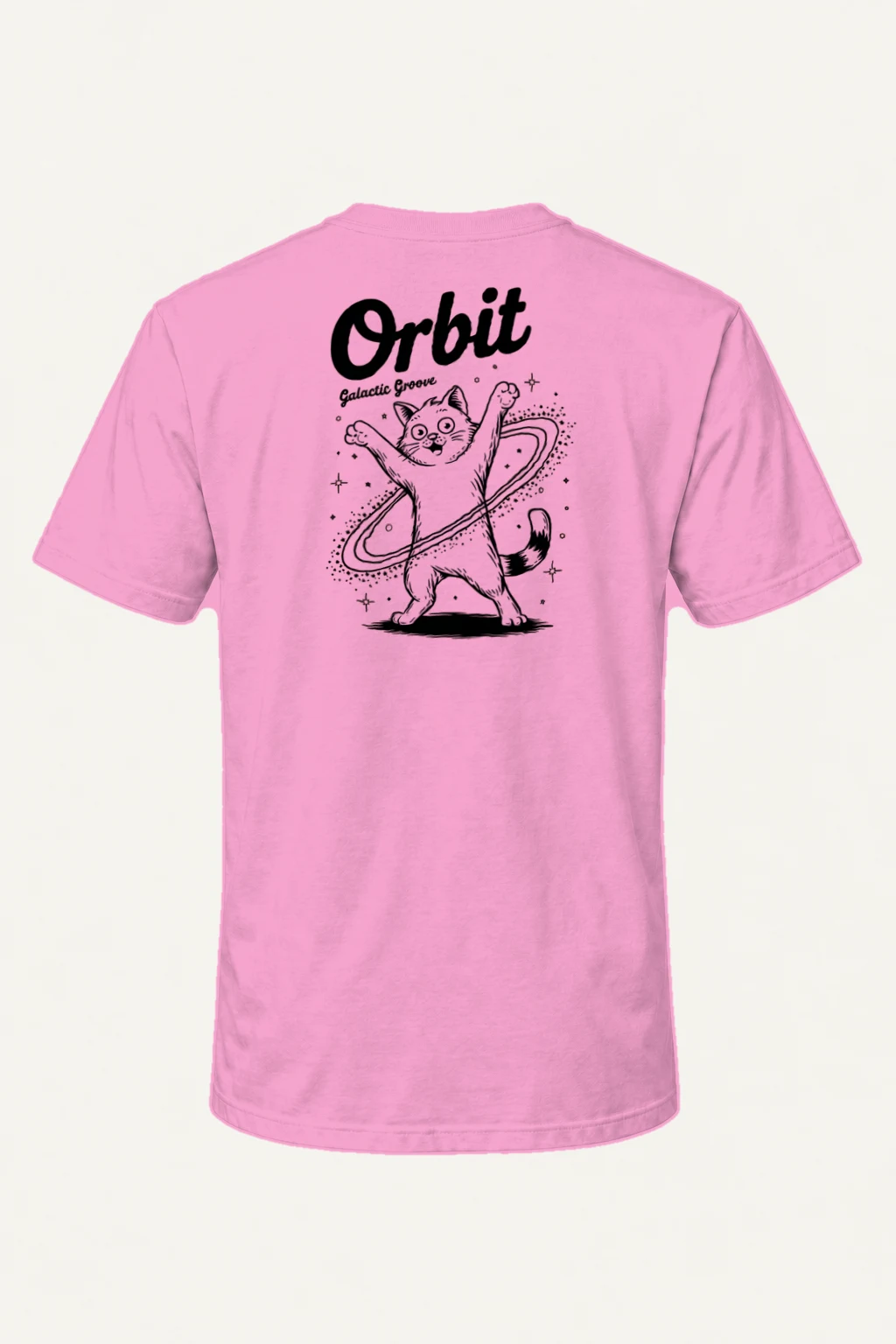 "Orbit Galactic Groove" Heavyweight Unisex Crewneck T-shirt | Gildan 5000