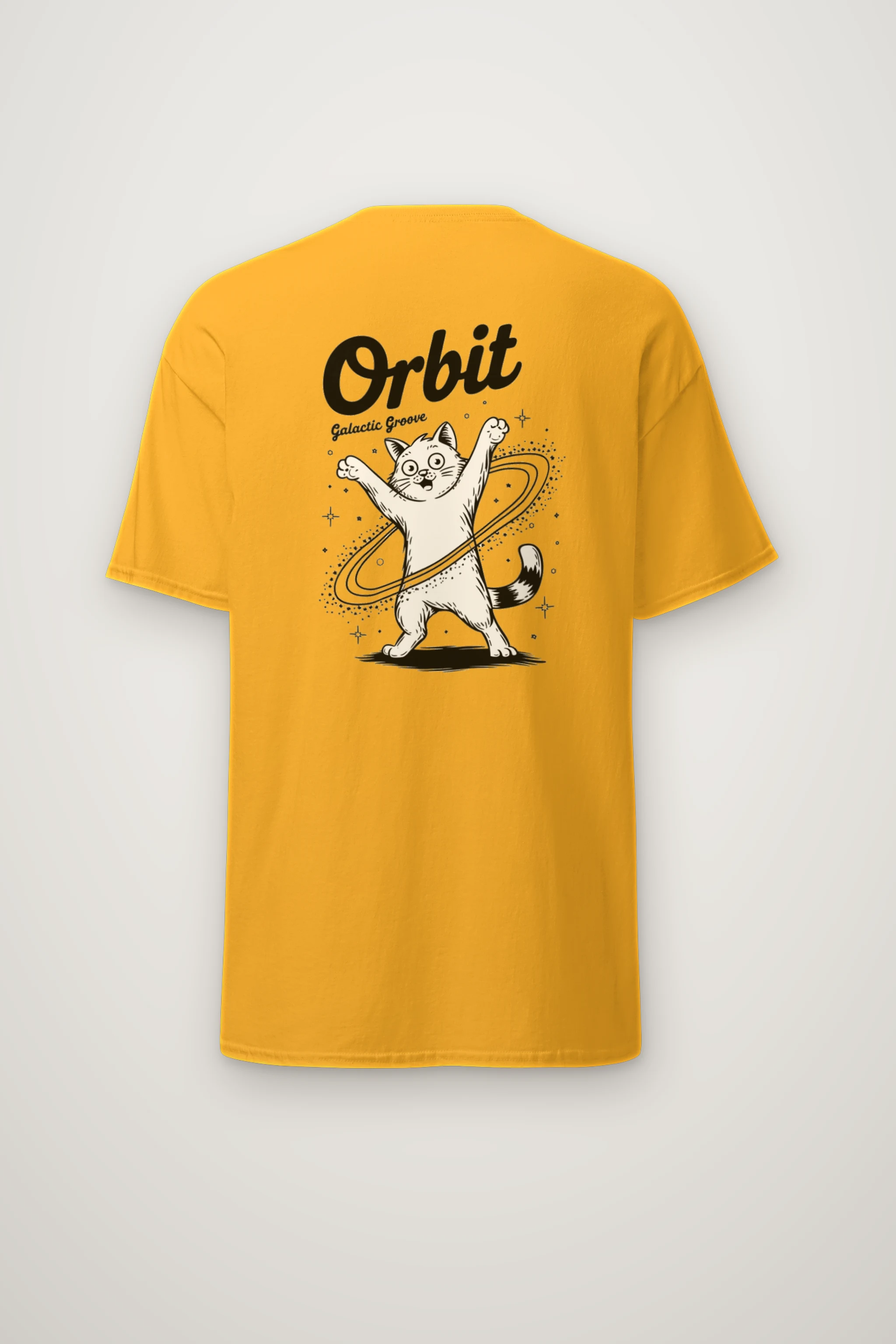 "Orbit Galactic Groove" Heavyweight Unisex Crewneck T-shirt