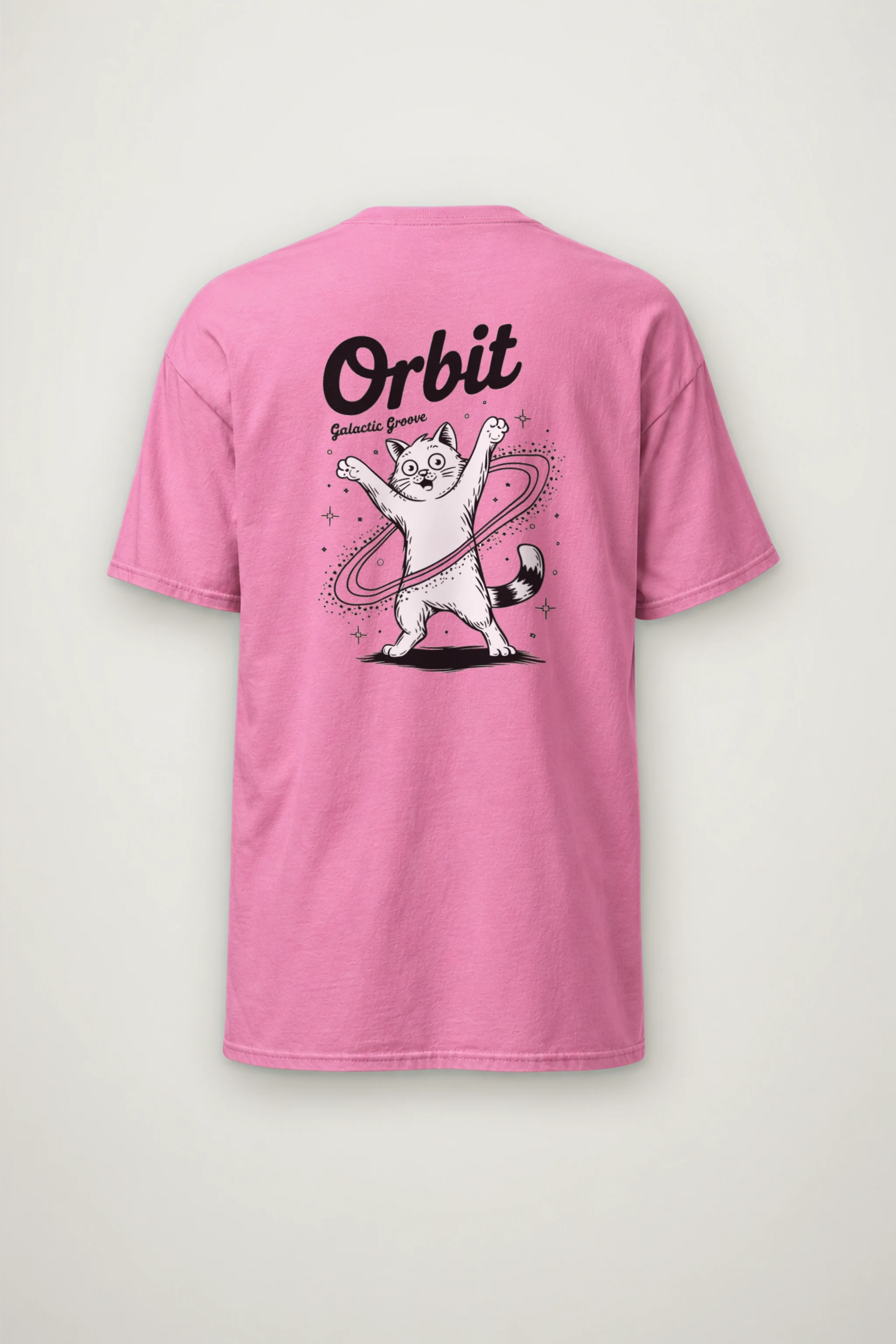 "Orbit Galactic Groove" Heavyweight Unisex Crewneck T-shirt