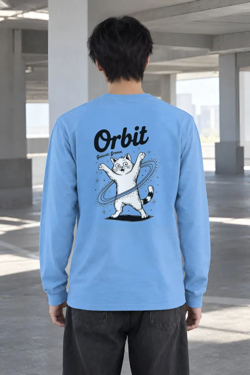 "Orbit Galactic Groove" Unisex Longsleeve T-shirt
