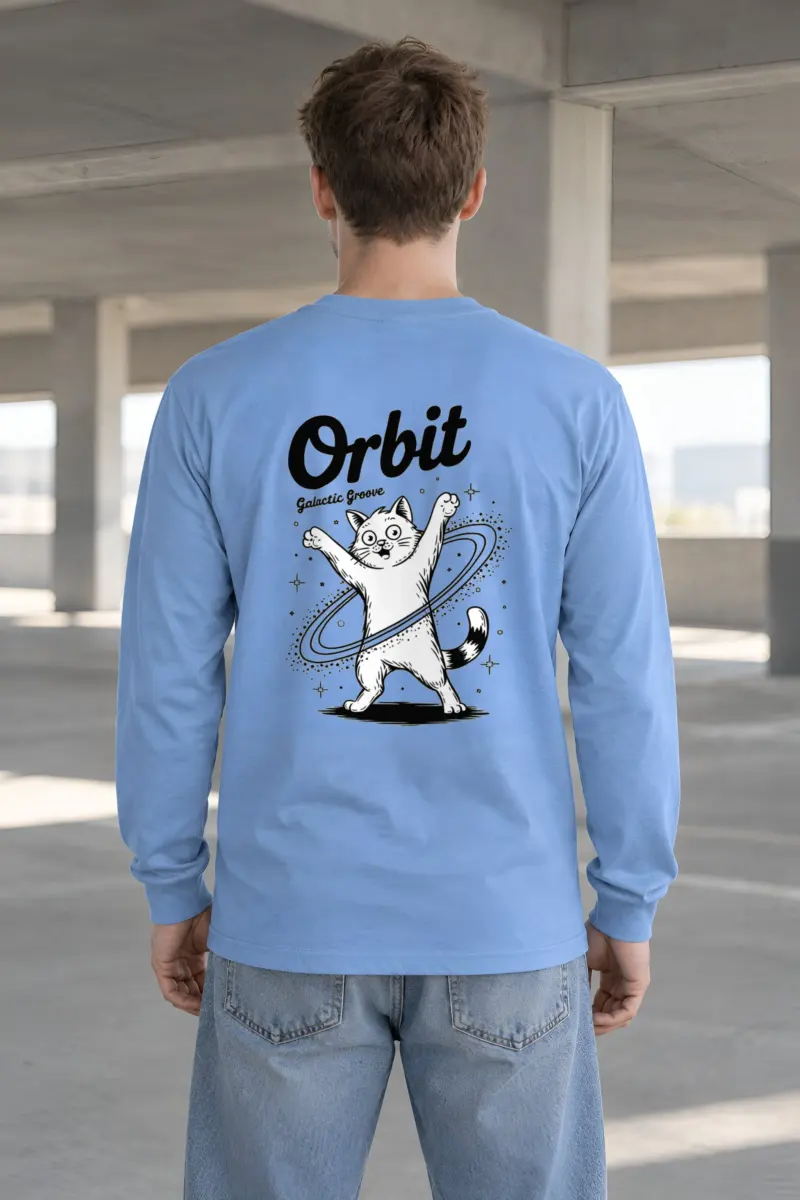 "Orbit Galactic Groove" Unisex Longsleeve T-shirt