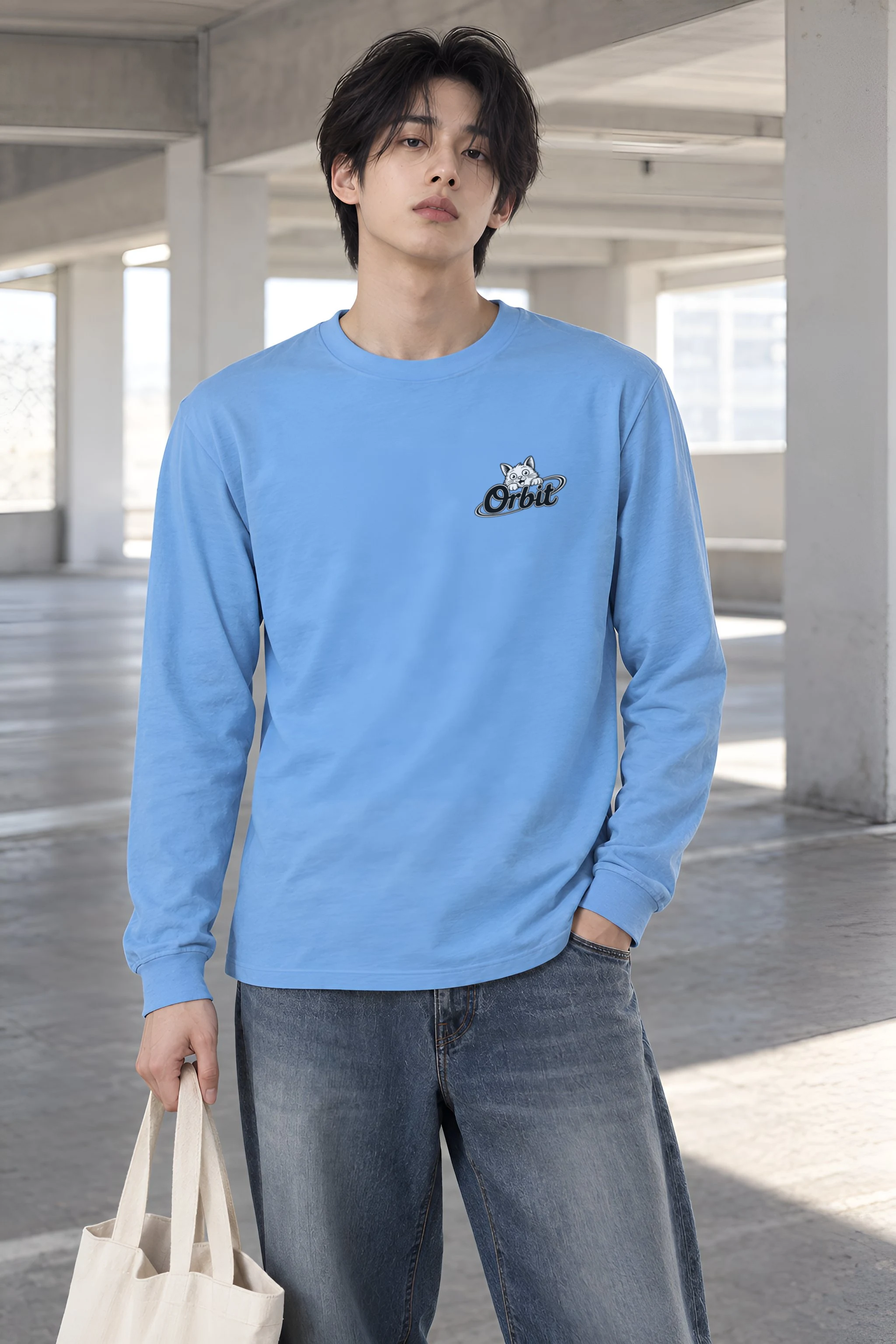 "Orbit Galactic Groove" Unisex Longsleeve T-shirt