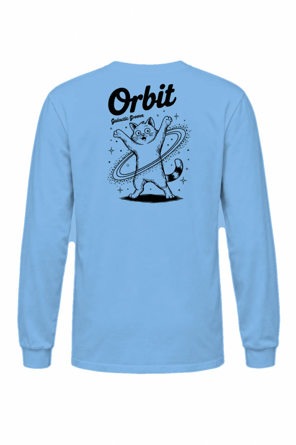 "Orbit Galactic Groove" Unisex Longsleeve T-shirt | Gildan 2400