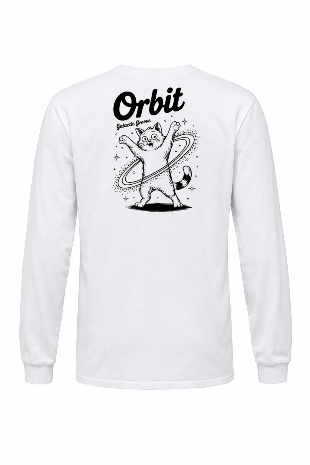"Orbit Galactic Groove" Unisex Longsleeve T-shirt | Gildan 2400