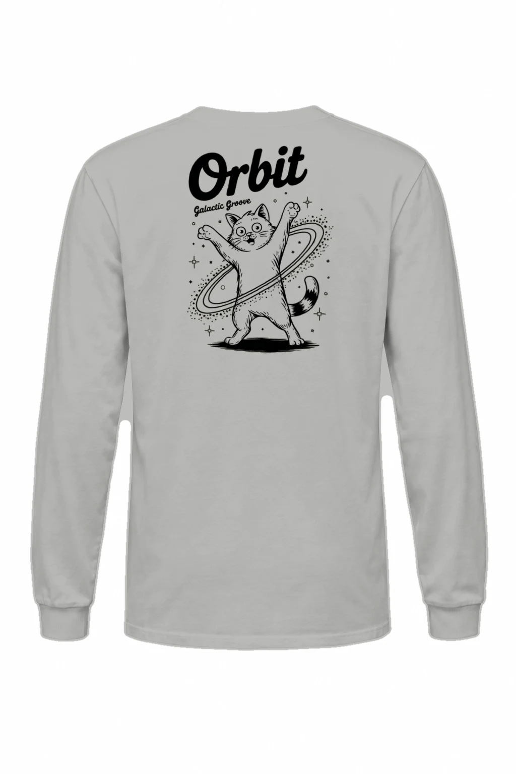"Orbit Galactic Groove" Unisex Longsleeve T-shirt | Gildan 2400