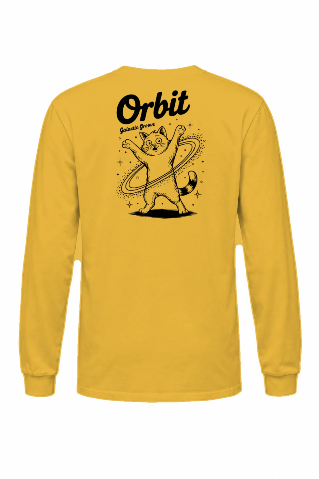"Orbit Galactic Groove" Unisex Longsleeve T-shirt | Gildan 2400