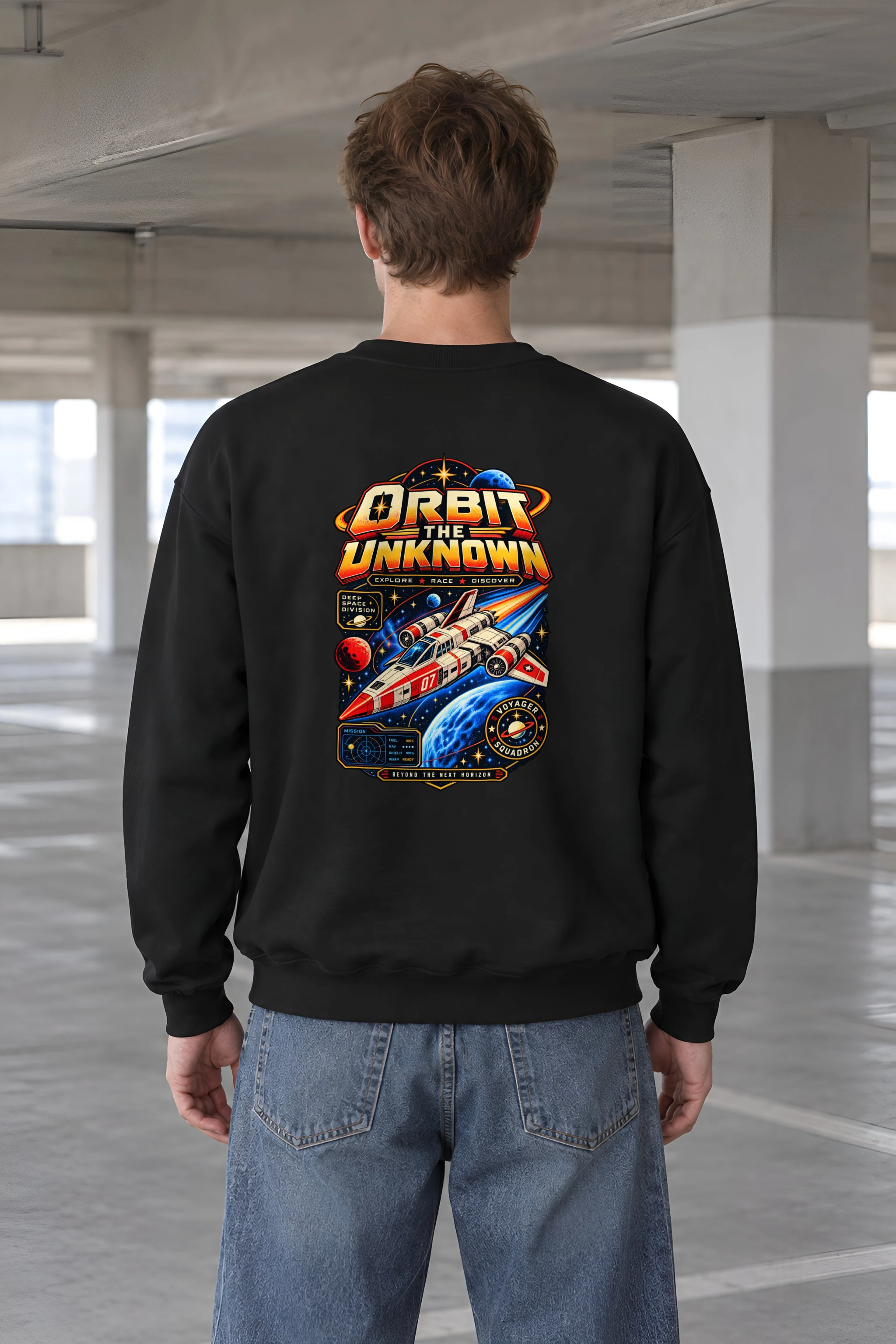 "Orbit The Unknown" 1 Crewneck Sweatshirt